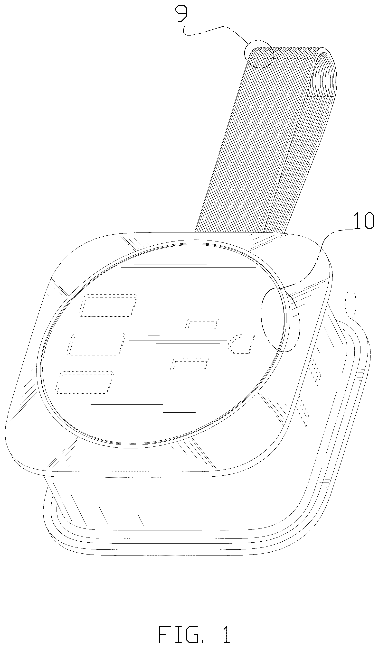 Patent USD1078648 Figure 1 – Power strip