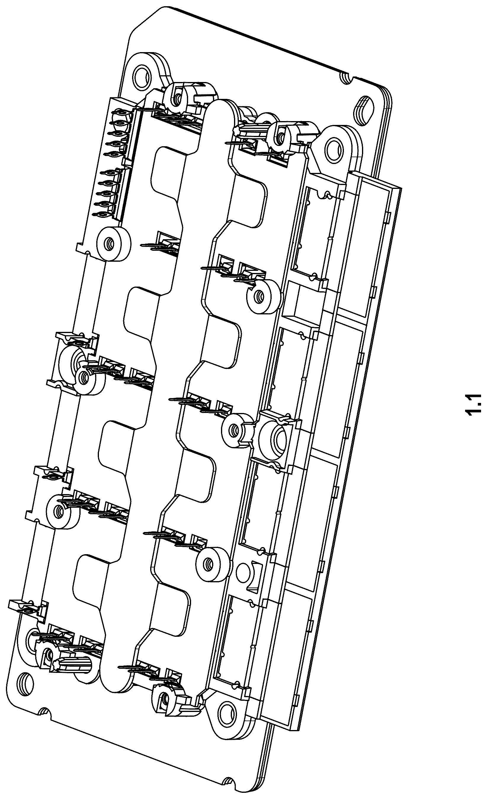 Patent USD1078668 — Semiconductor power module for vehicles — Figure 1
