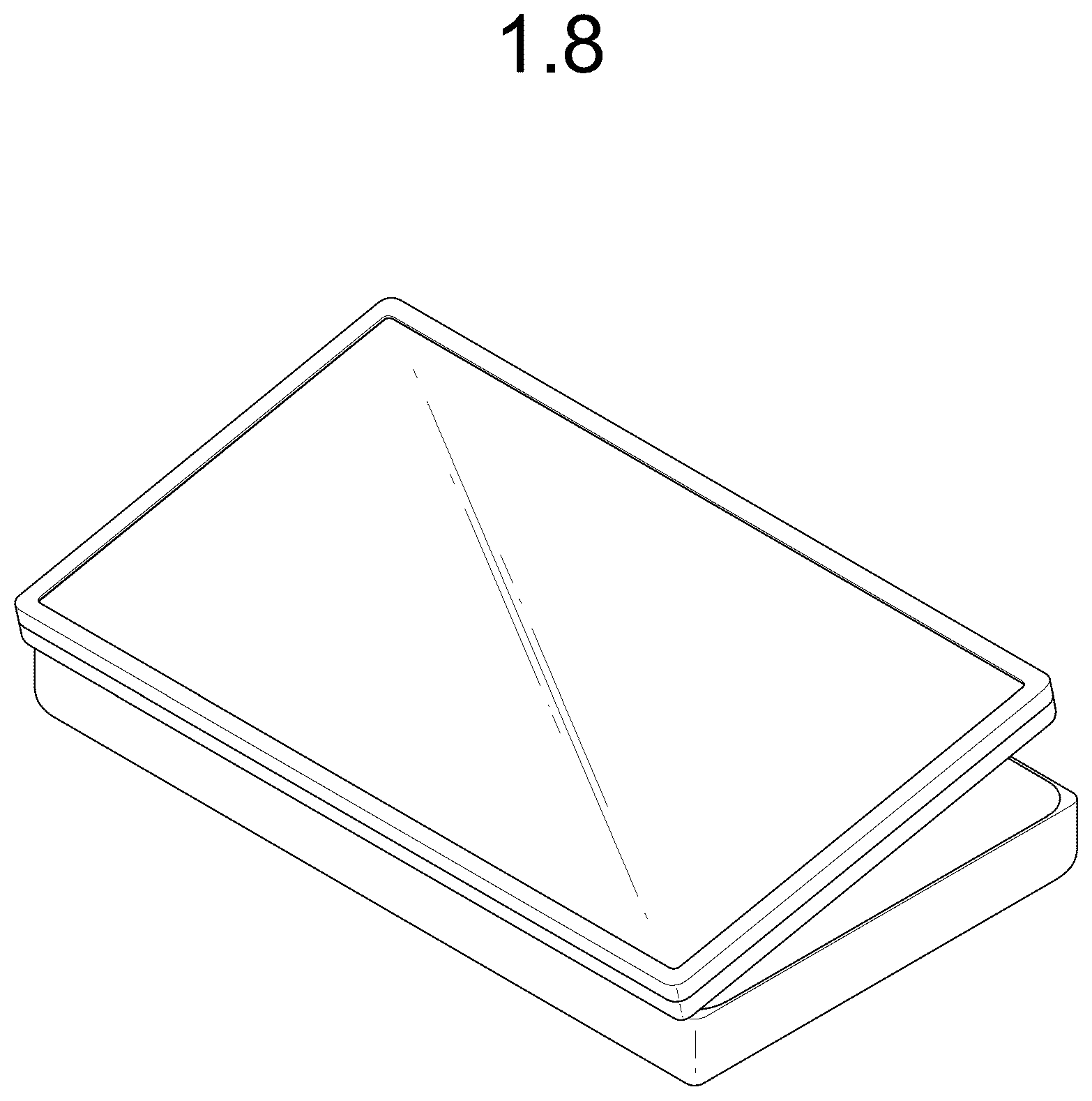 Patent USD1078672 — Television receiver — Figure 1