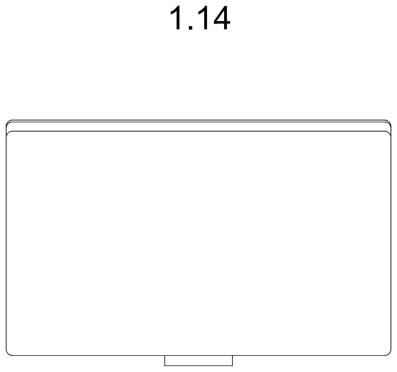 Patent USD1078672 Figure 7 – Television receiver