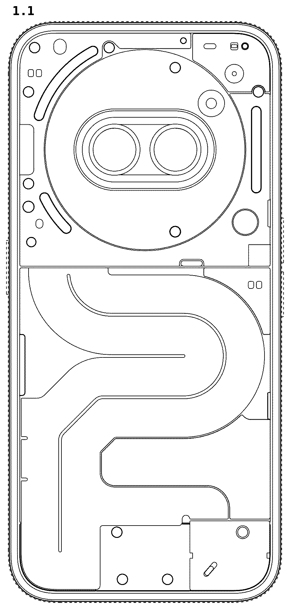 Patent USD1078675 — Mobile phone — Figure 1
