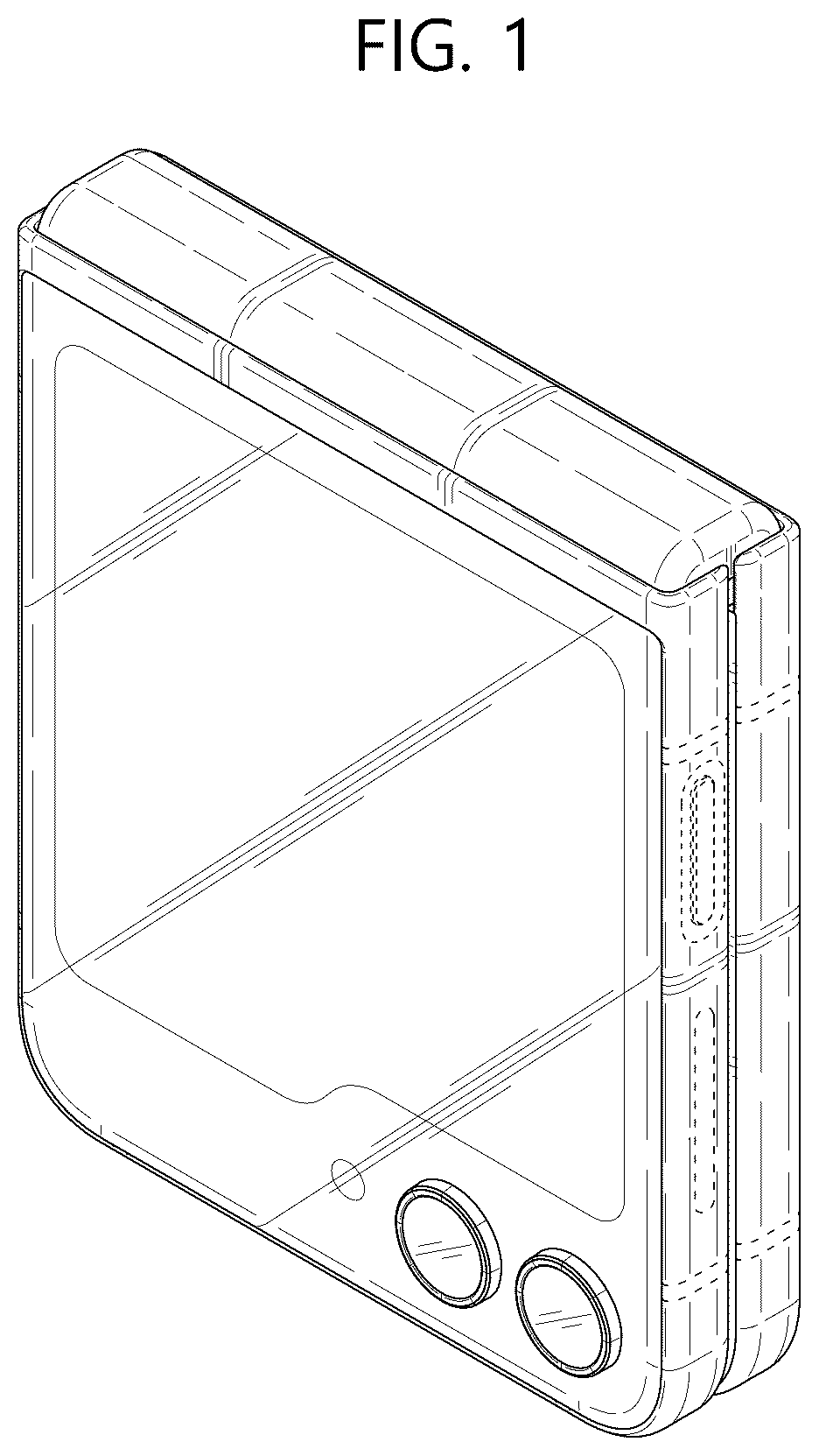 Patent USD1078678 — Mobile electronic device — Figure 1