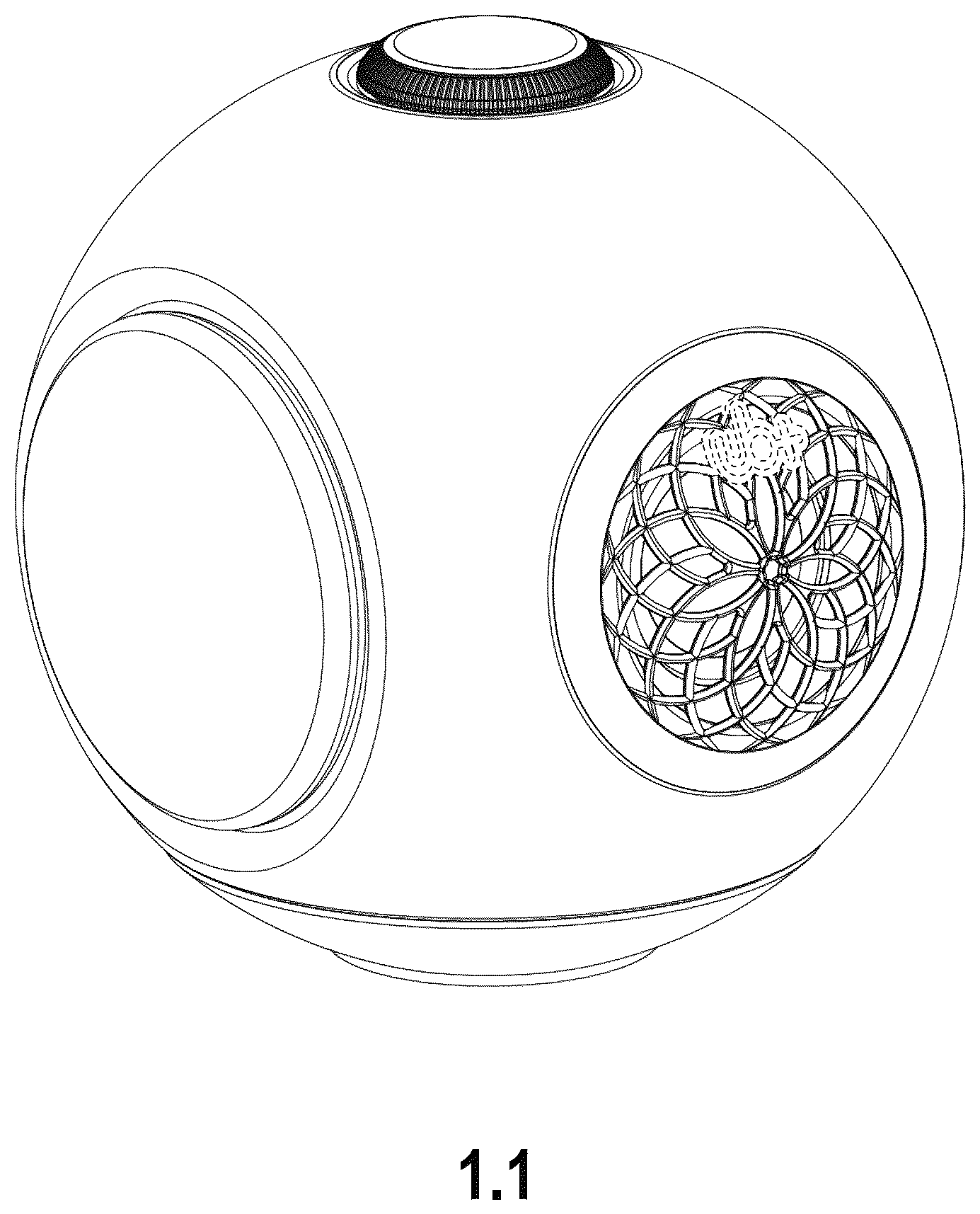 Patent USD1078688 — Speaker — Figure 1