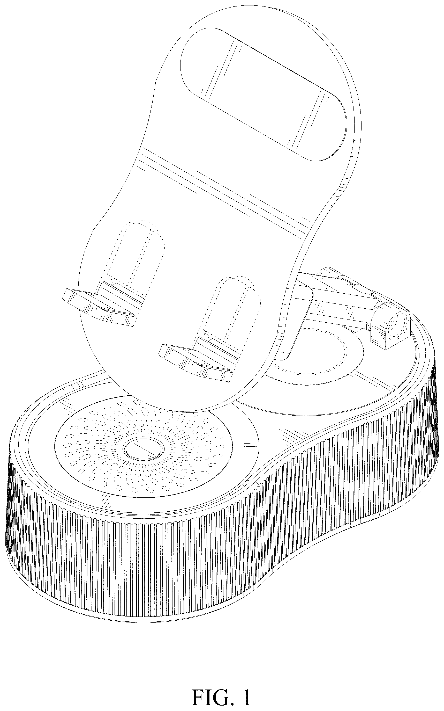 Patent USD1078719 — Mobile phone holder with speaker — Figure 1