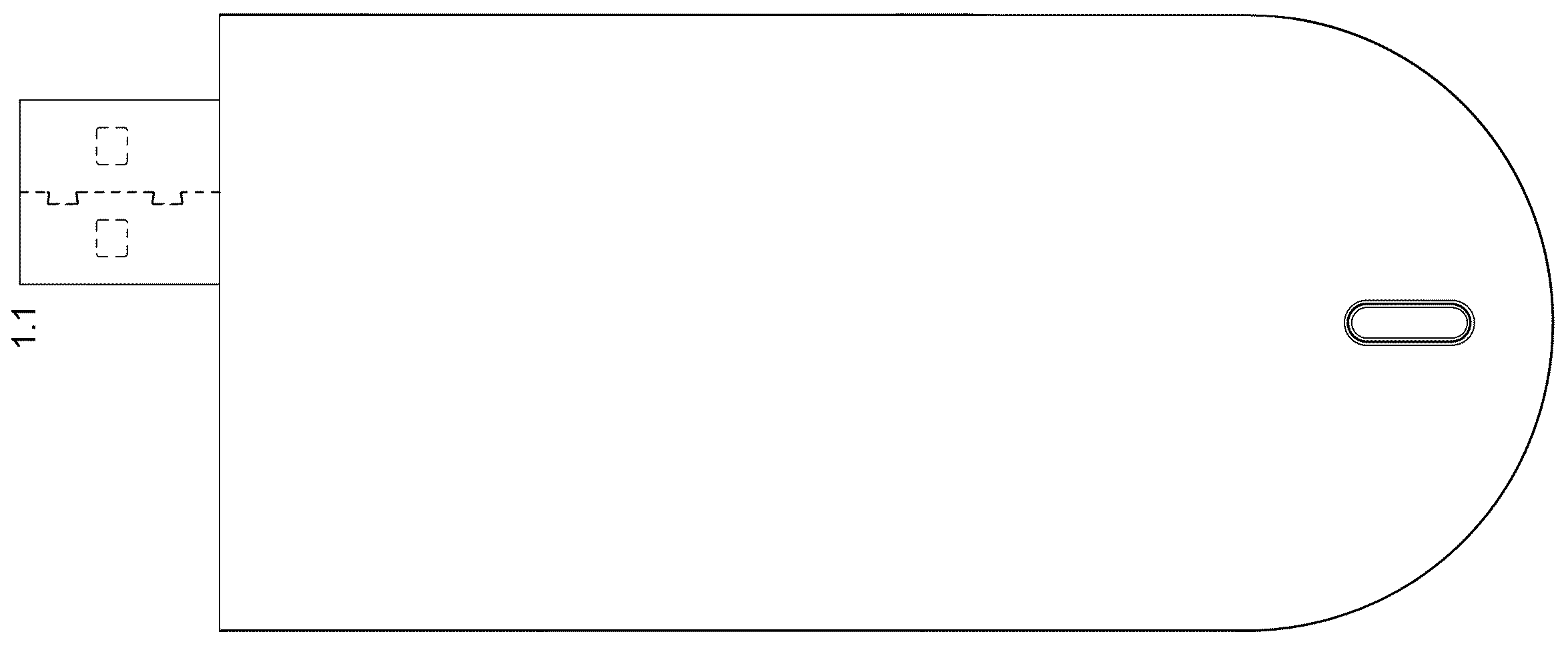 Patent USD1078736 — Wireless controller for electronic shelf label — Figure 1