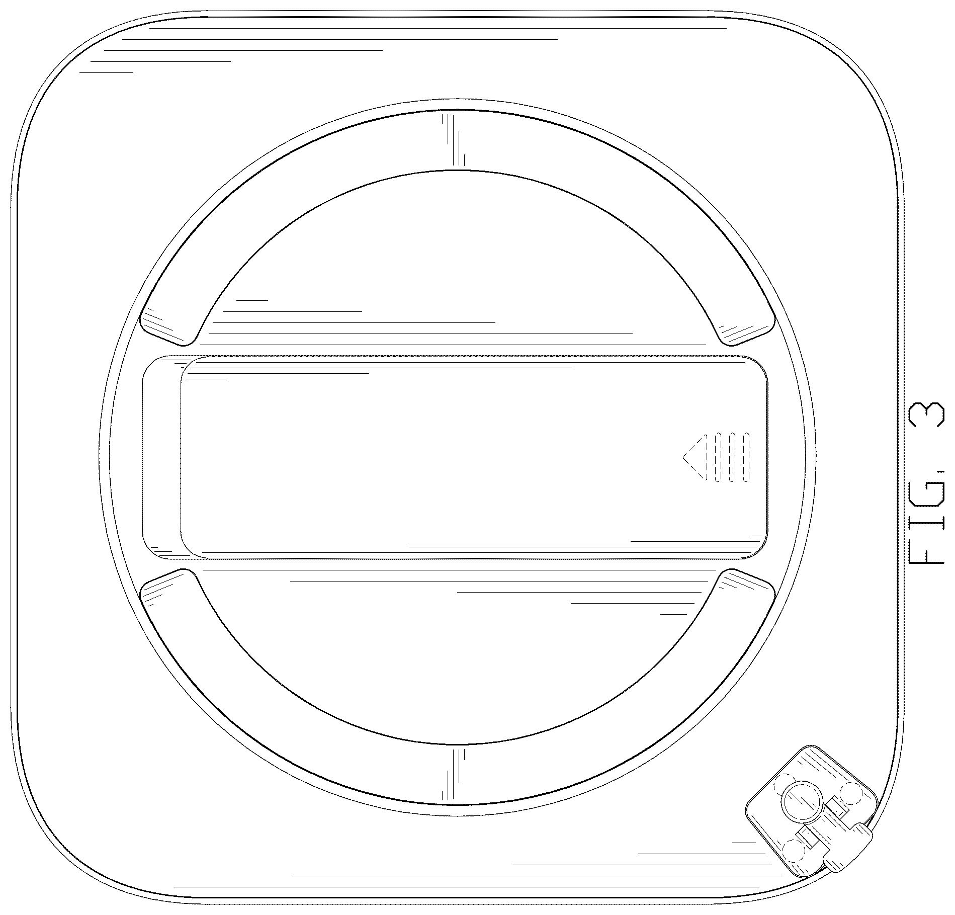 Patent USD1078741 Figure 3 – Docking station