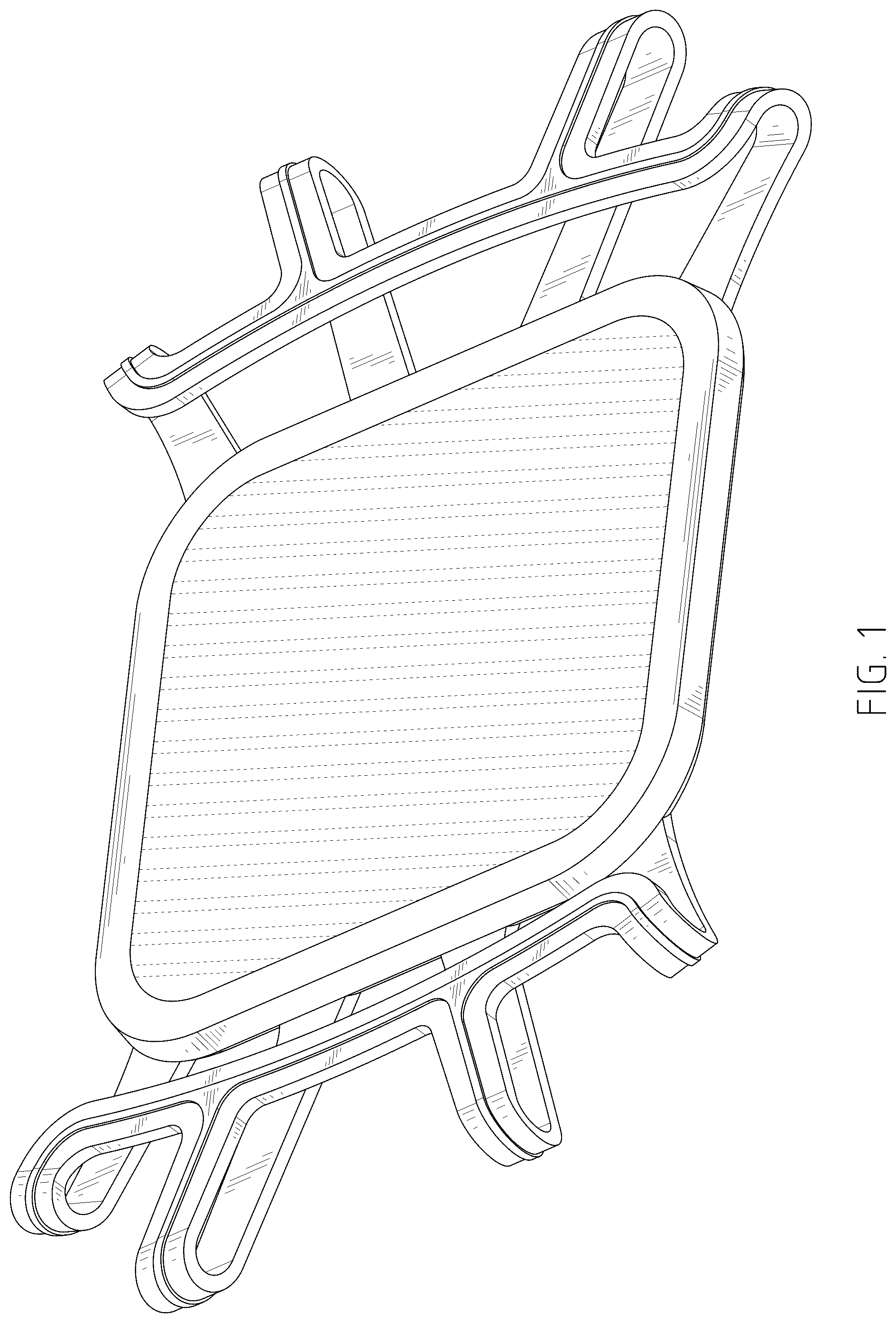 Patent USD1078743 Figure 1 – Tablet stand assembly