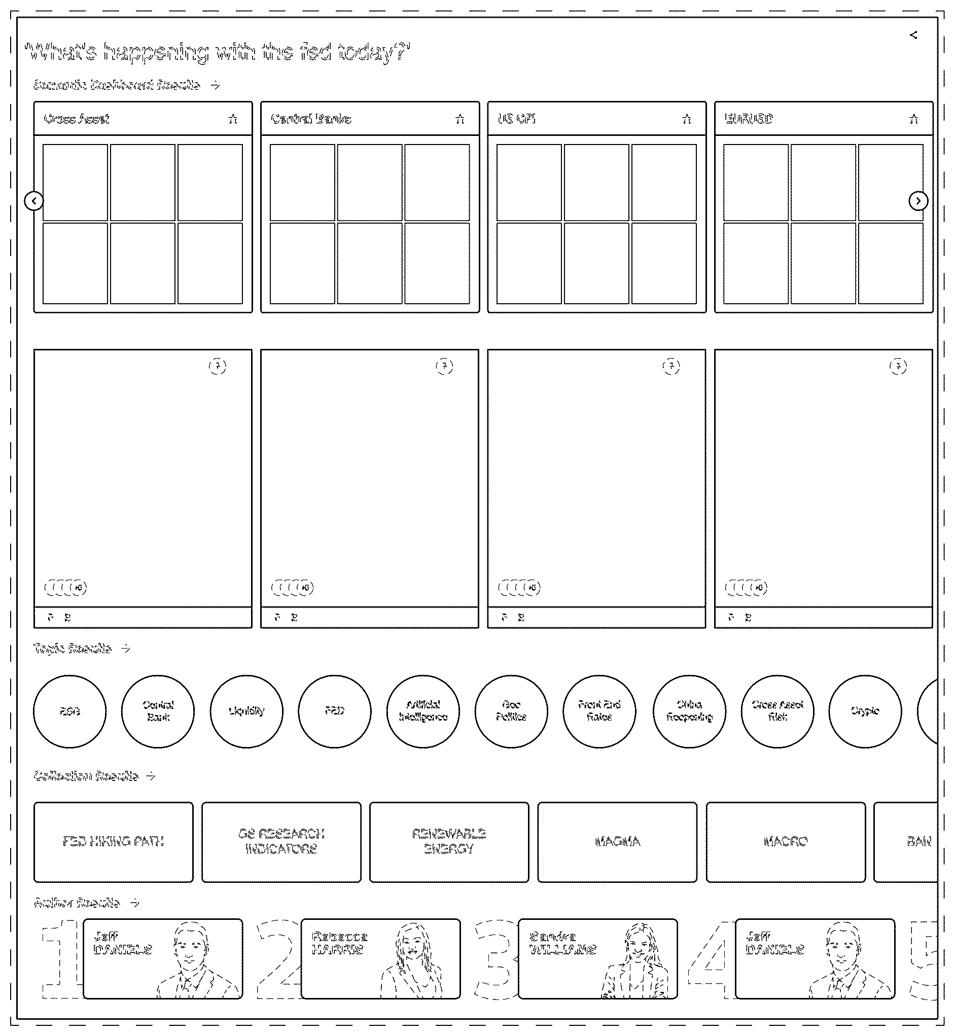 Patent USD1078786 Figure 1 – Display panel of a programmed computer system with a graphical user interface