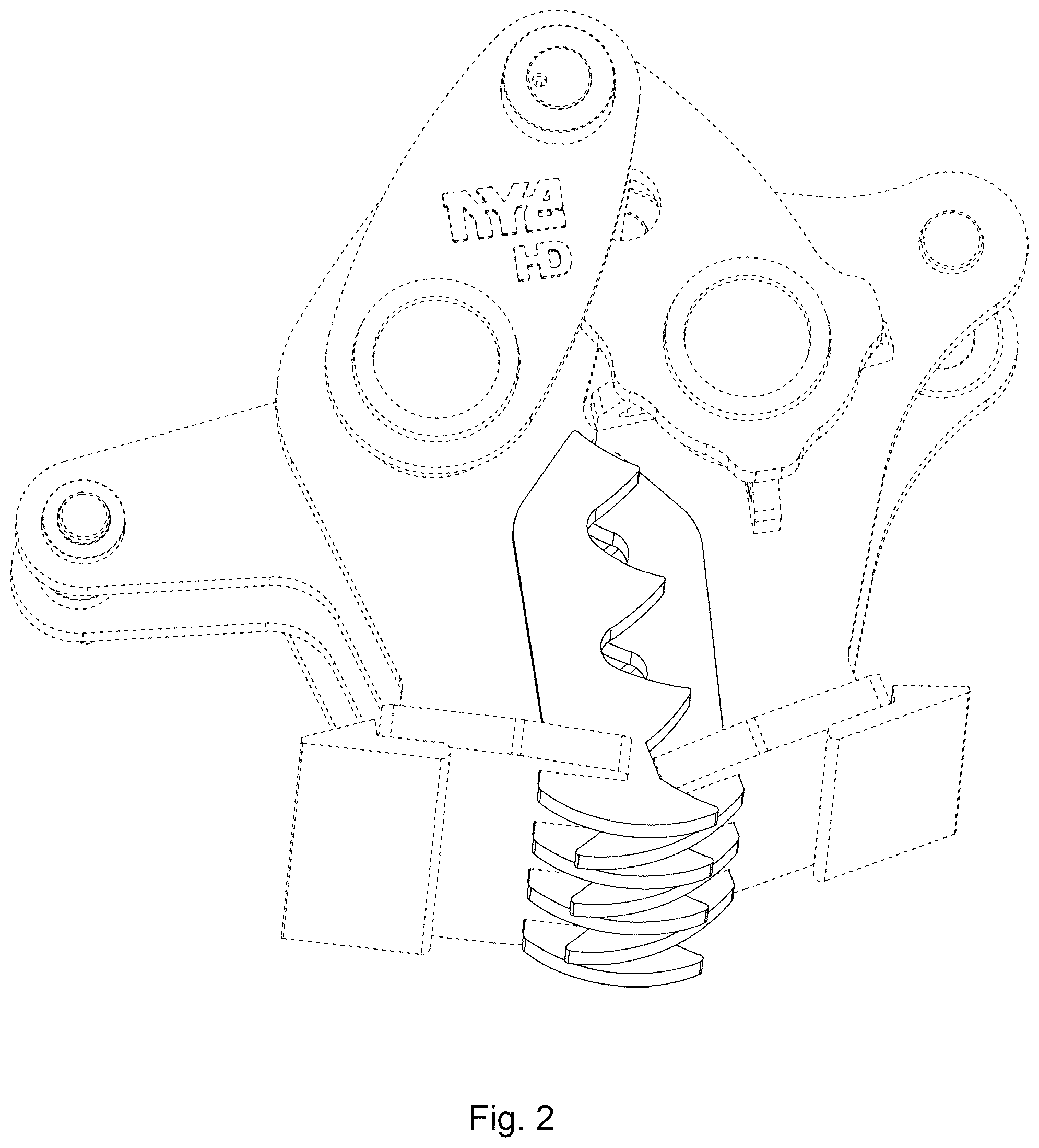 Patent USD1078802 — Concrete pulverizer — Figure 1