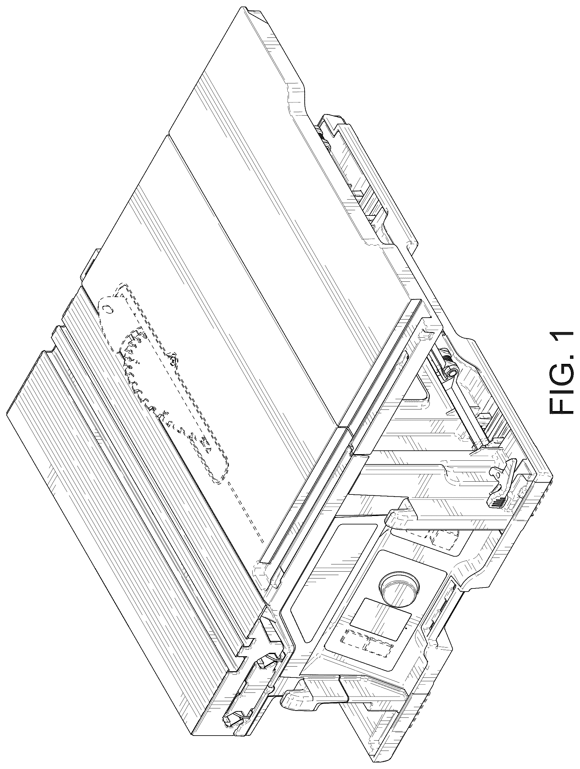 Patent USD1078806 Figure 1 – Circular saw
