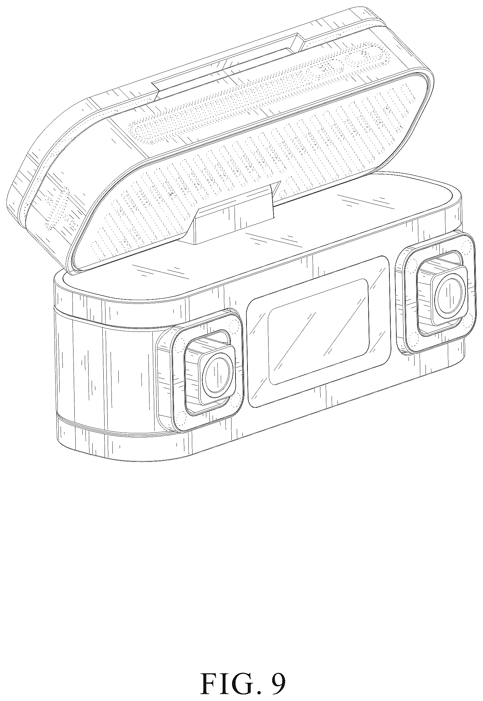 Patent USD1078823 — Car dash camera — Figure 1