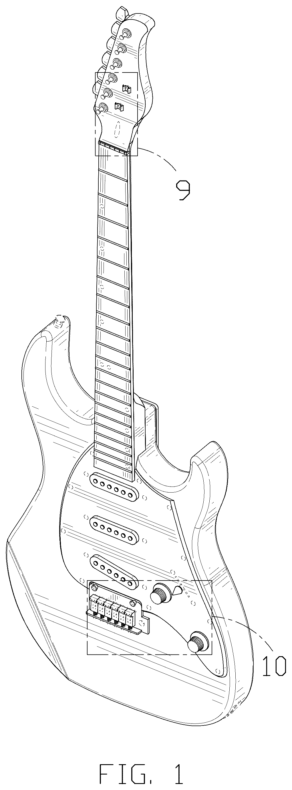 Patent USD1078840 — Electric guitar — Figure 1