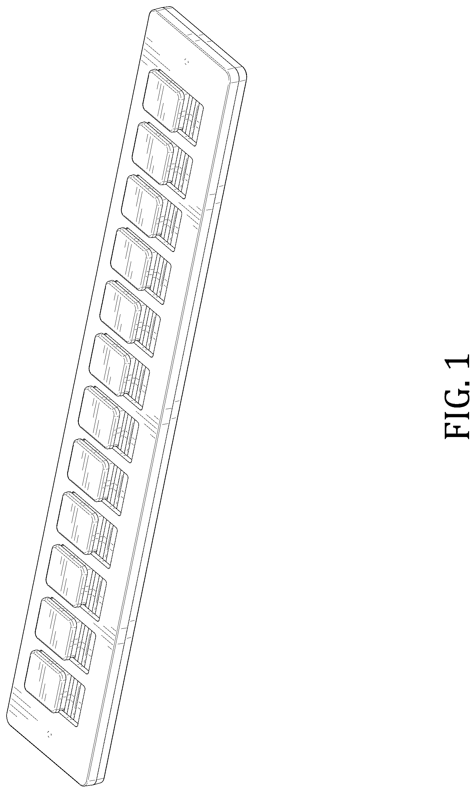 Patent USD1078847 — Label indicator for travel case — Figure 1