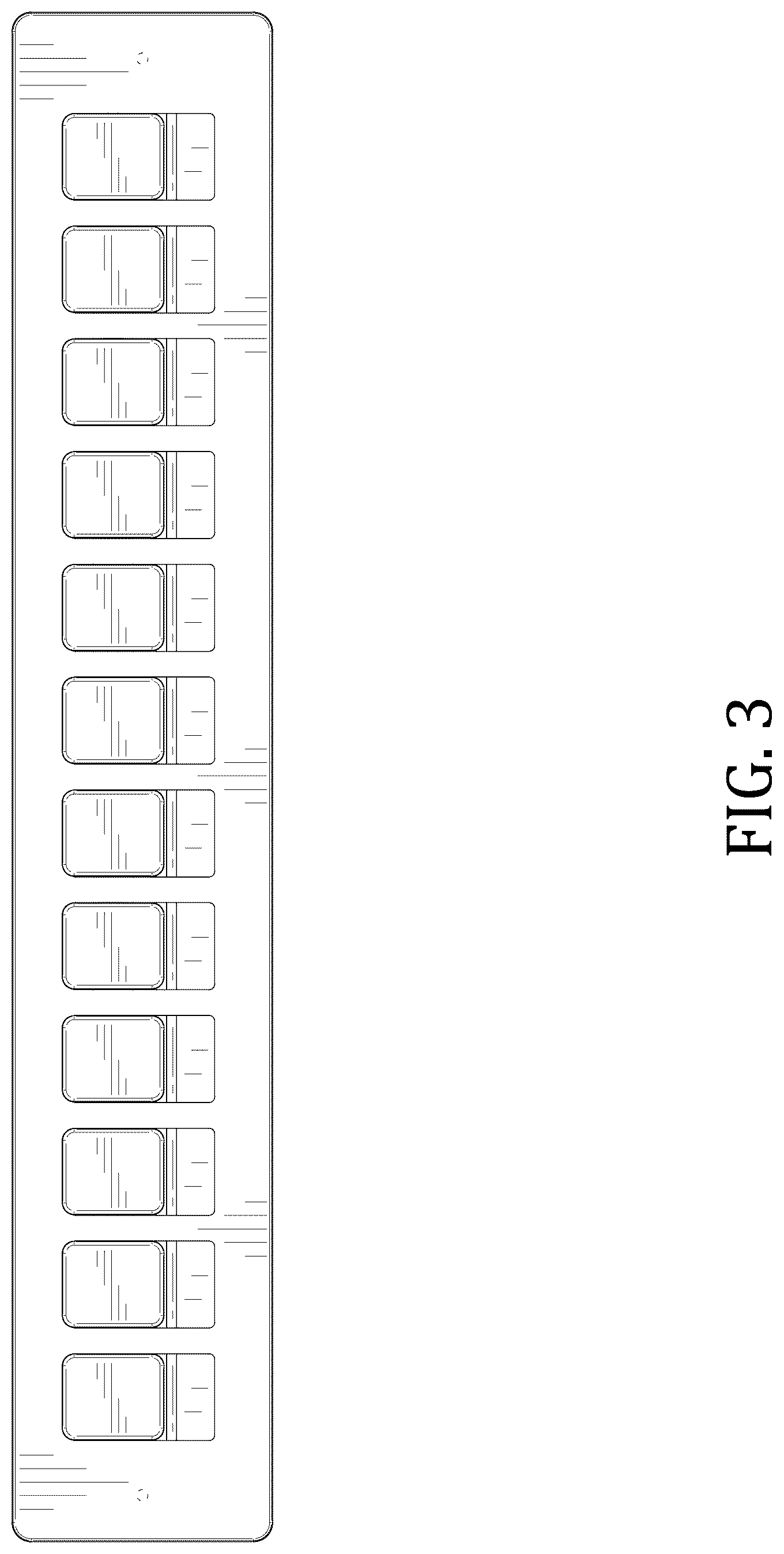 Patent USD1078847 Figure 3 – Label indicator for travel case