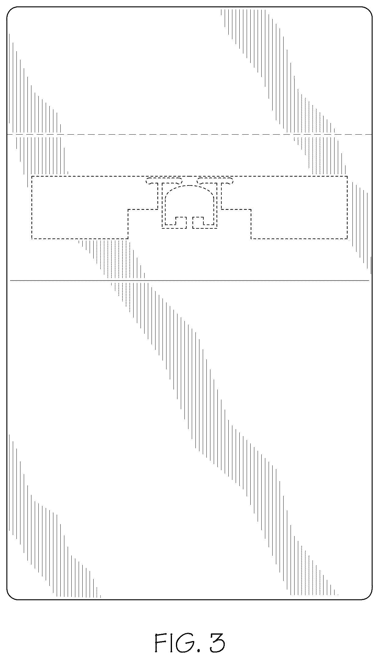 Patent USD1078848 Figure 3 – Perforated label