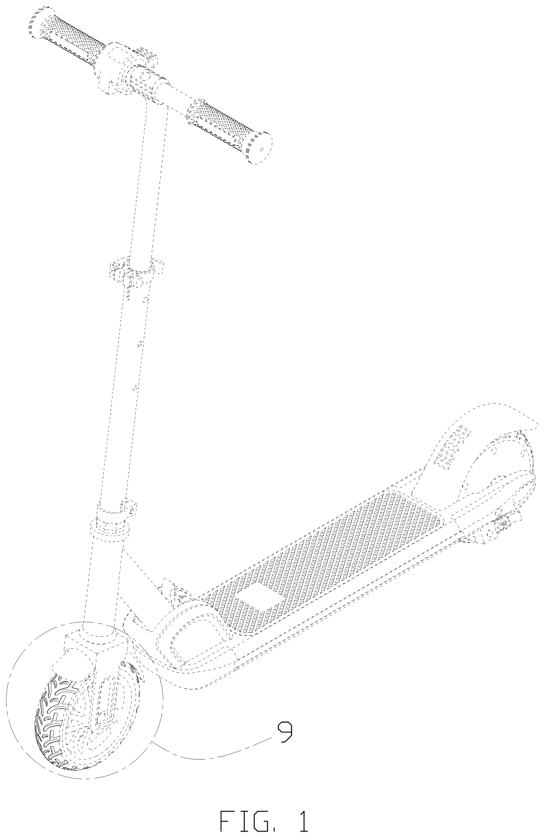 Patent USD1078860 — Electric scooter — Figure 1