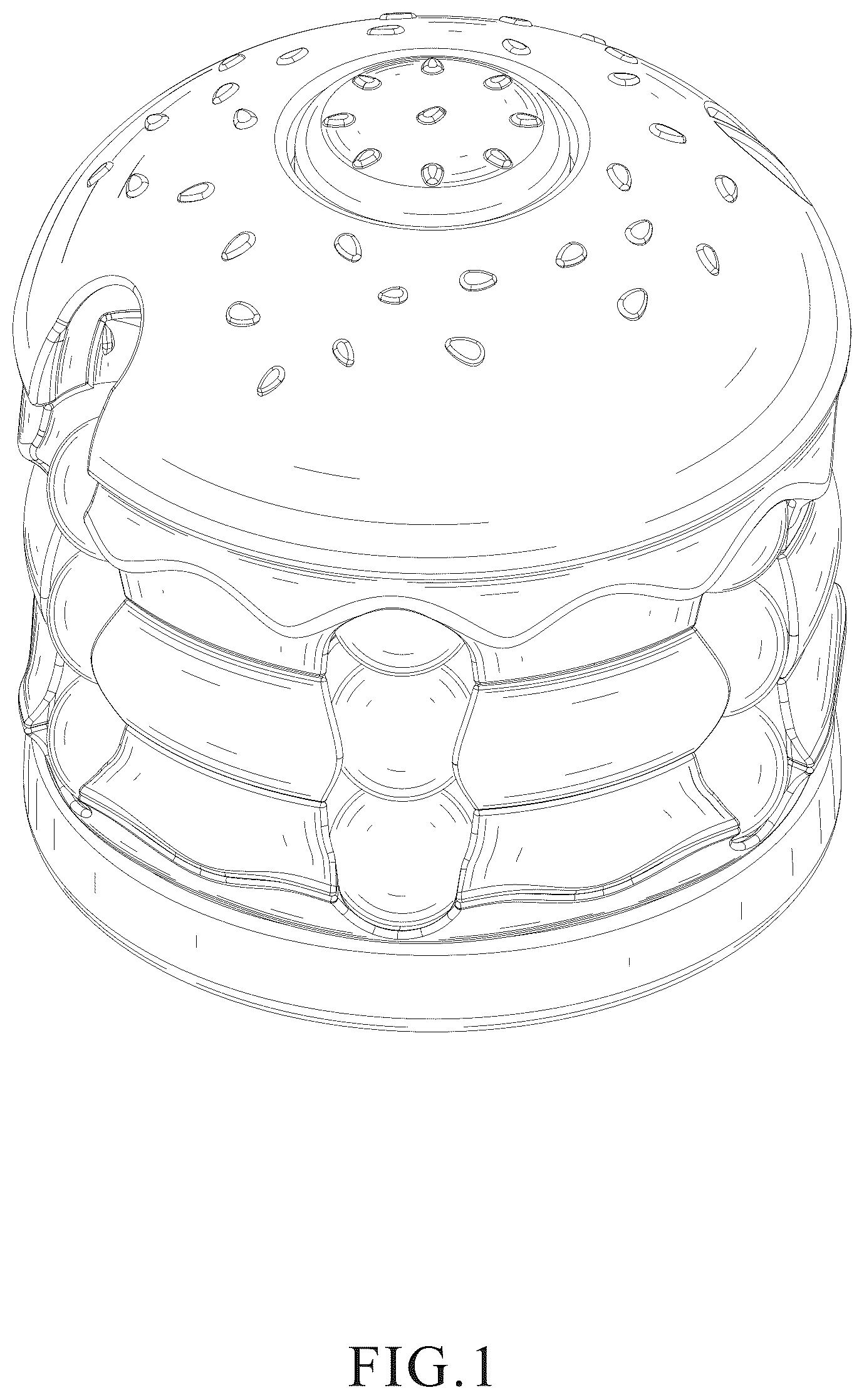 Patent USD1078868 — Magic bean toy — Figure 1