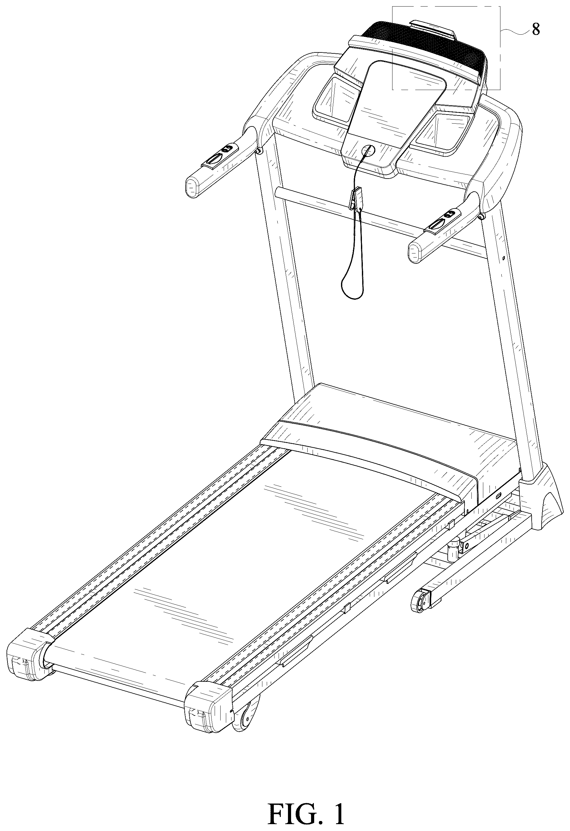 Patent USD1078879 — Treadmill — Figure 1