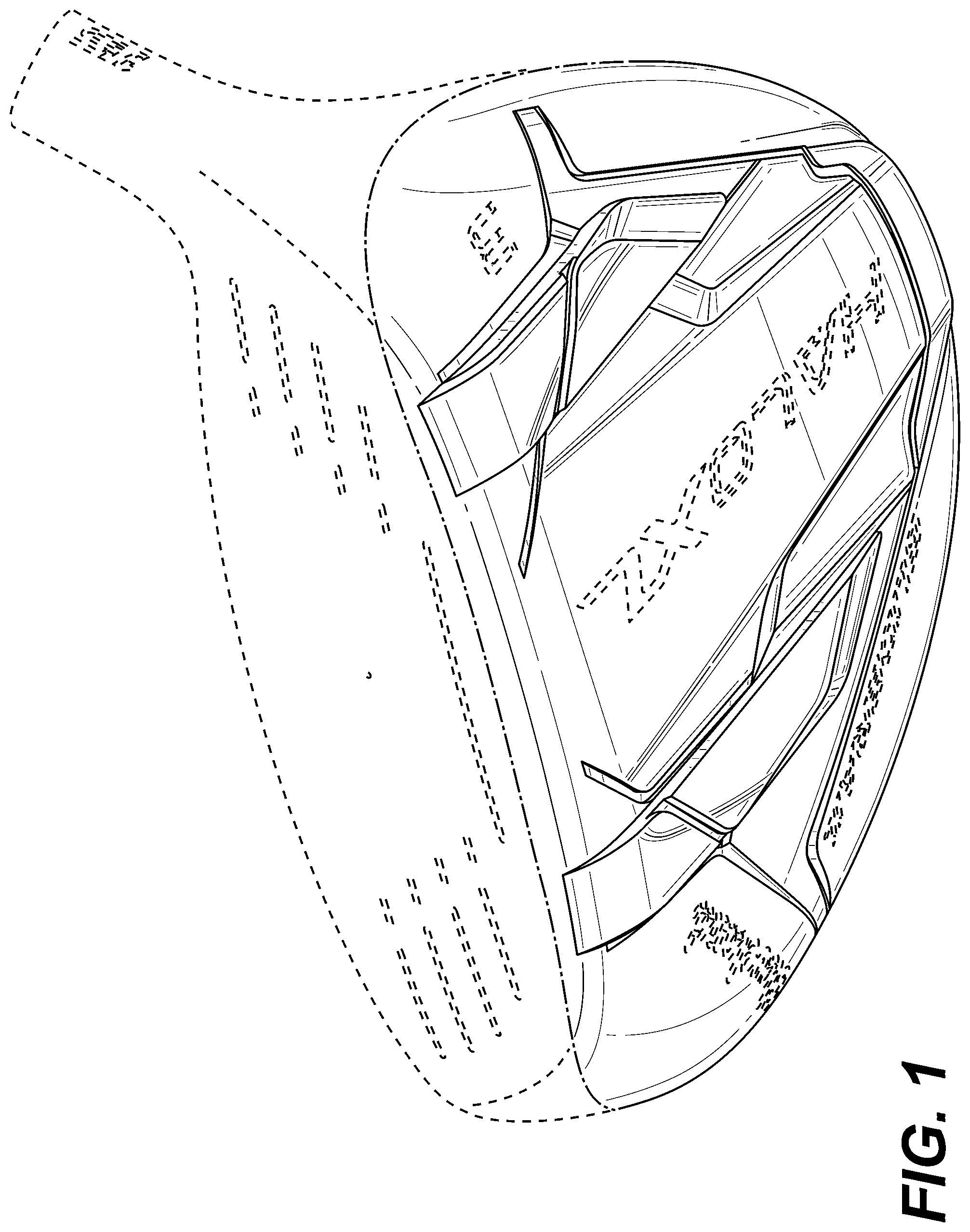Patent USD1078894 Figure 1 – Golf club head