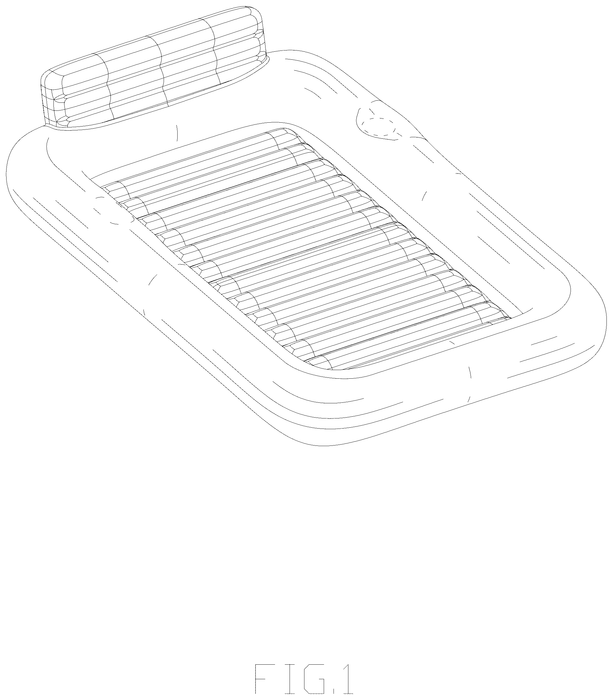 Patent USD1078905 Figure 1 – Tanning pool