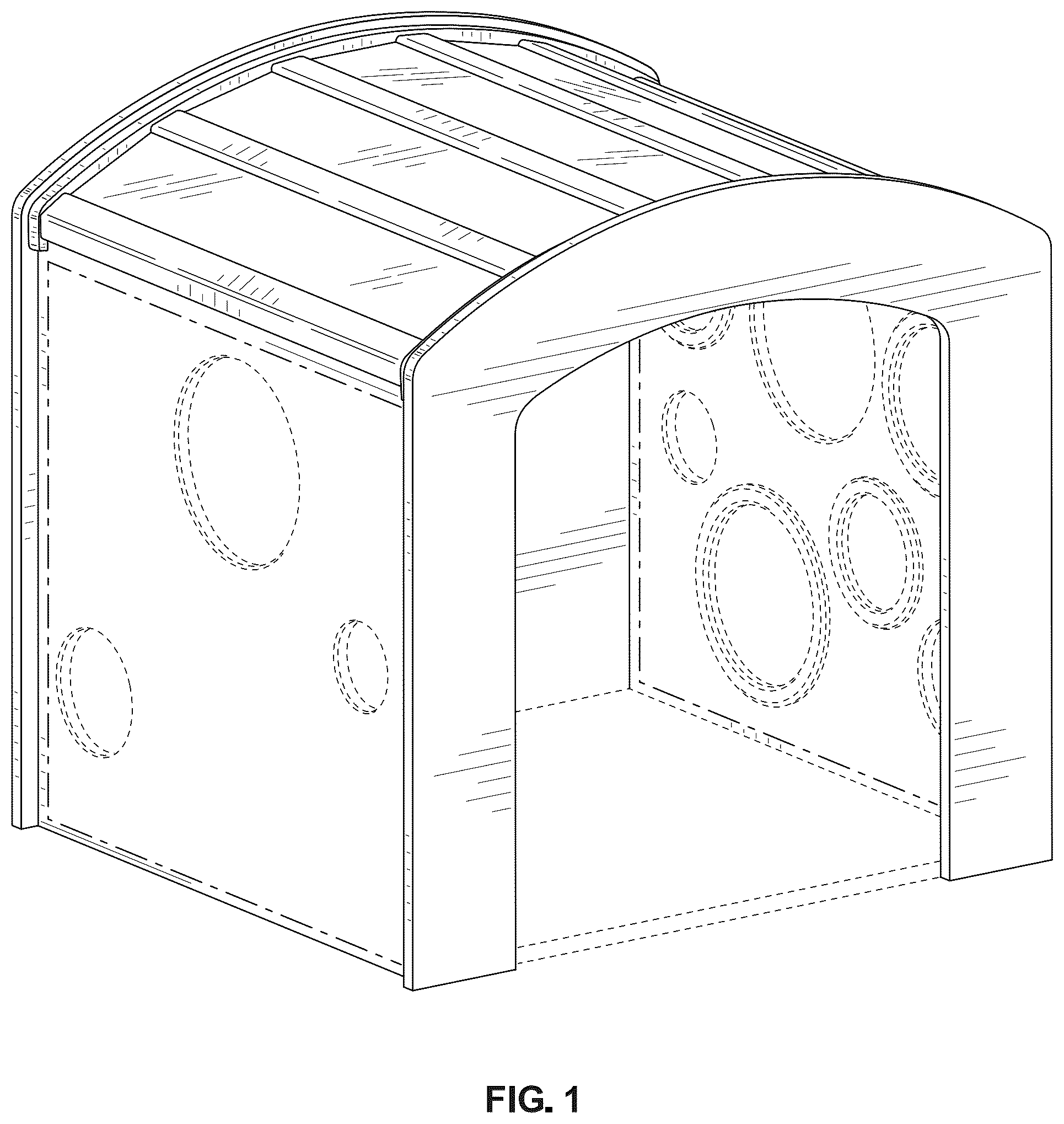 Patent USD1078906 — Sensory hideaway — Figure 1