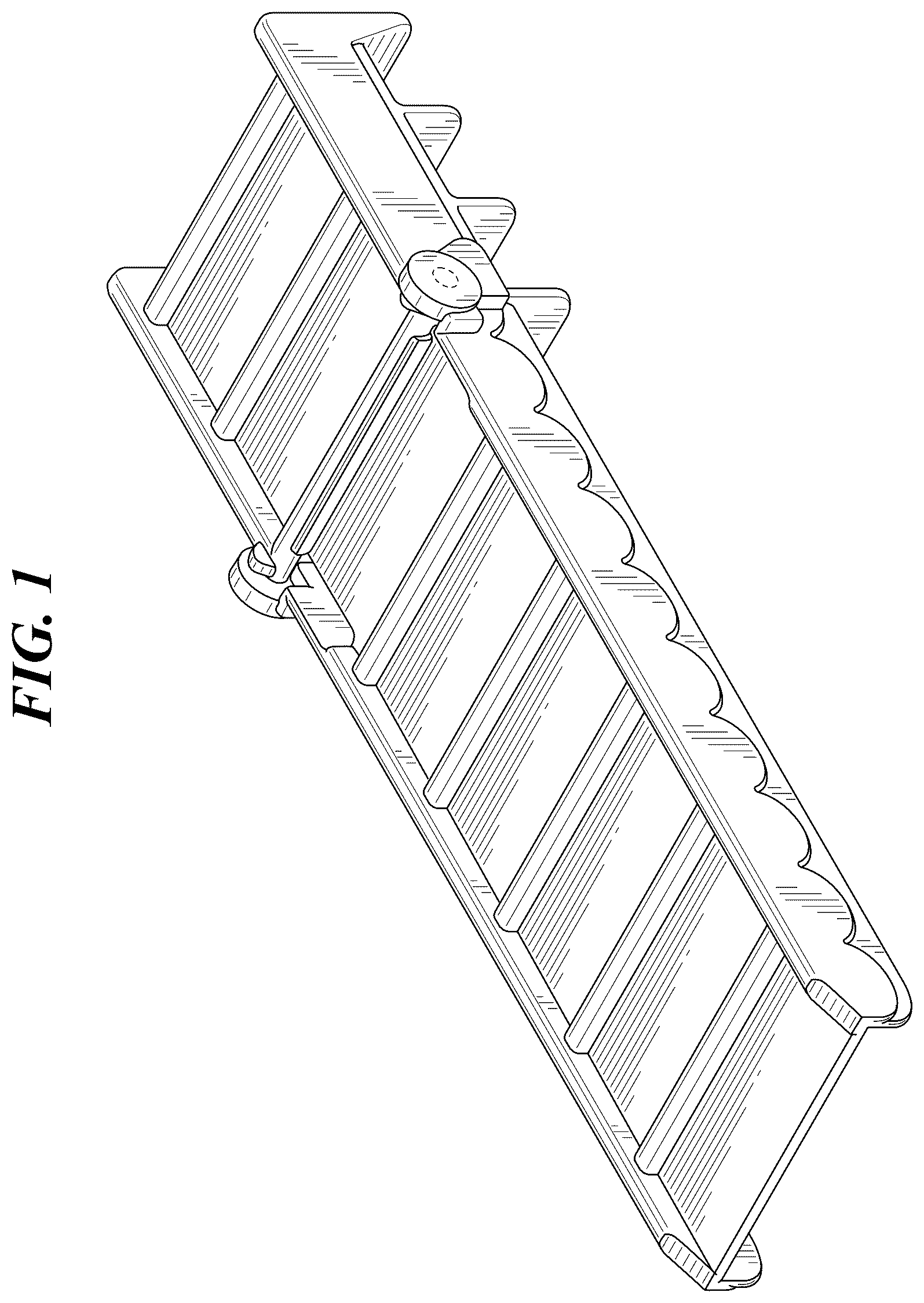Patent USD1078907 — Ladder and slide toy — Figure 1