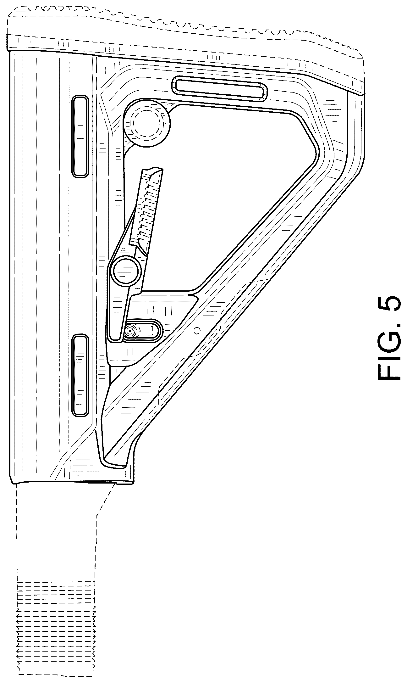Patent USD1078911 — Firearm stock, toy and/or replica — Figure 1