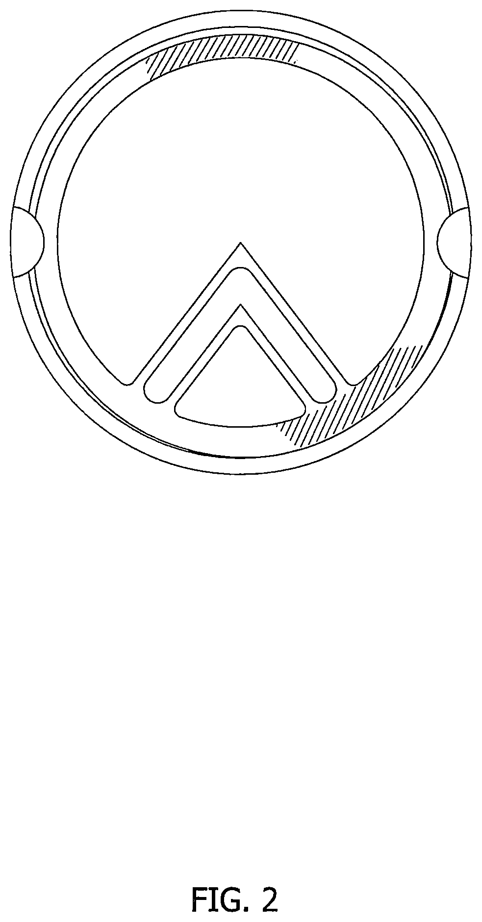 Patent USD1078912 Figure 2 – Front sight for a firearm