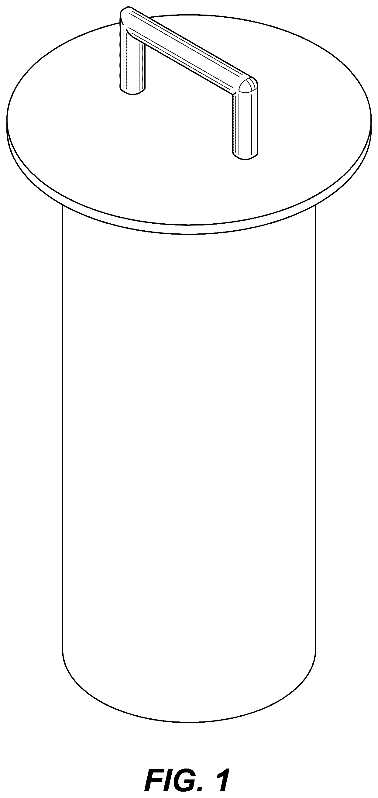 Patent USD1078944 Figure 1 – Block-off insert for hydraulic fracturing filter housing