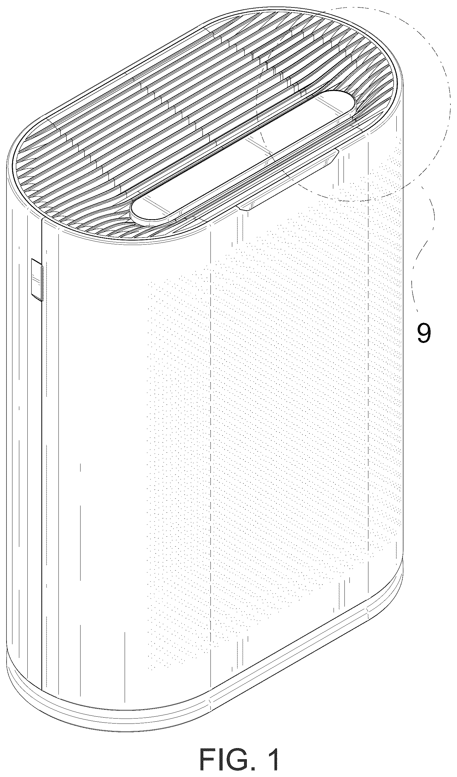 Patent USD1078969 — Air purifier — Figure 1