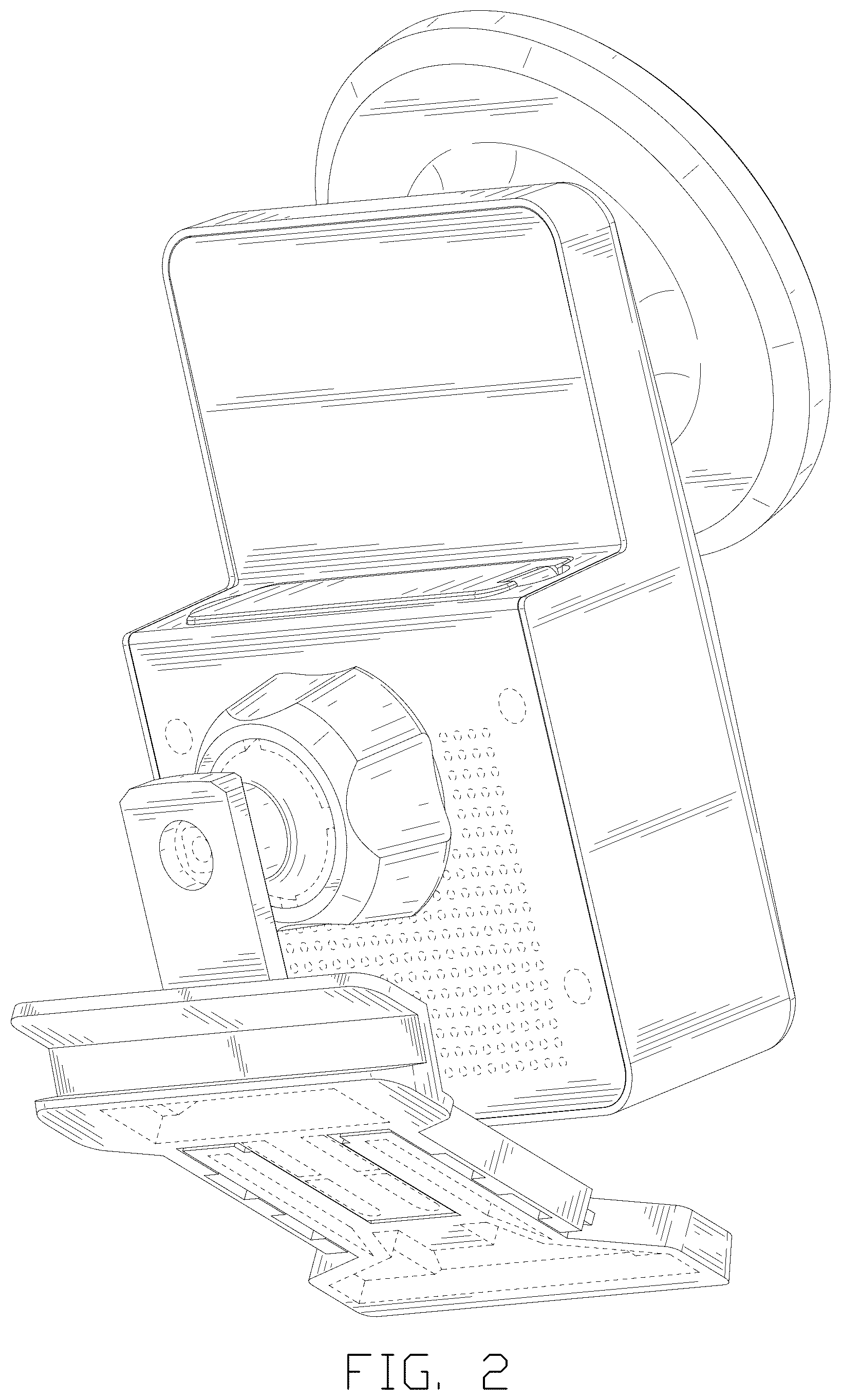 Patent USD1078977 Figure 2 – Combined car aroma diffuser and phone holder