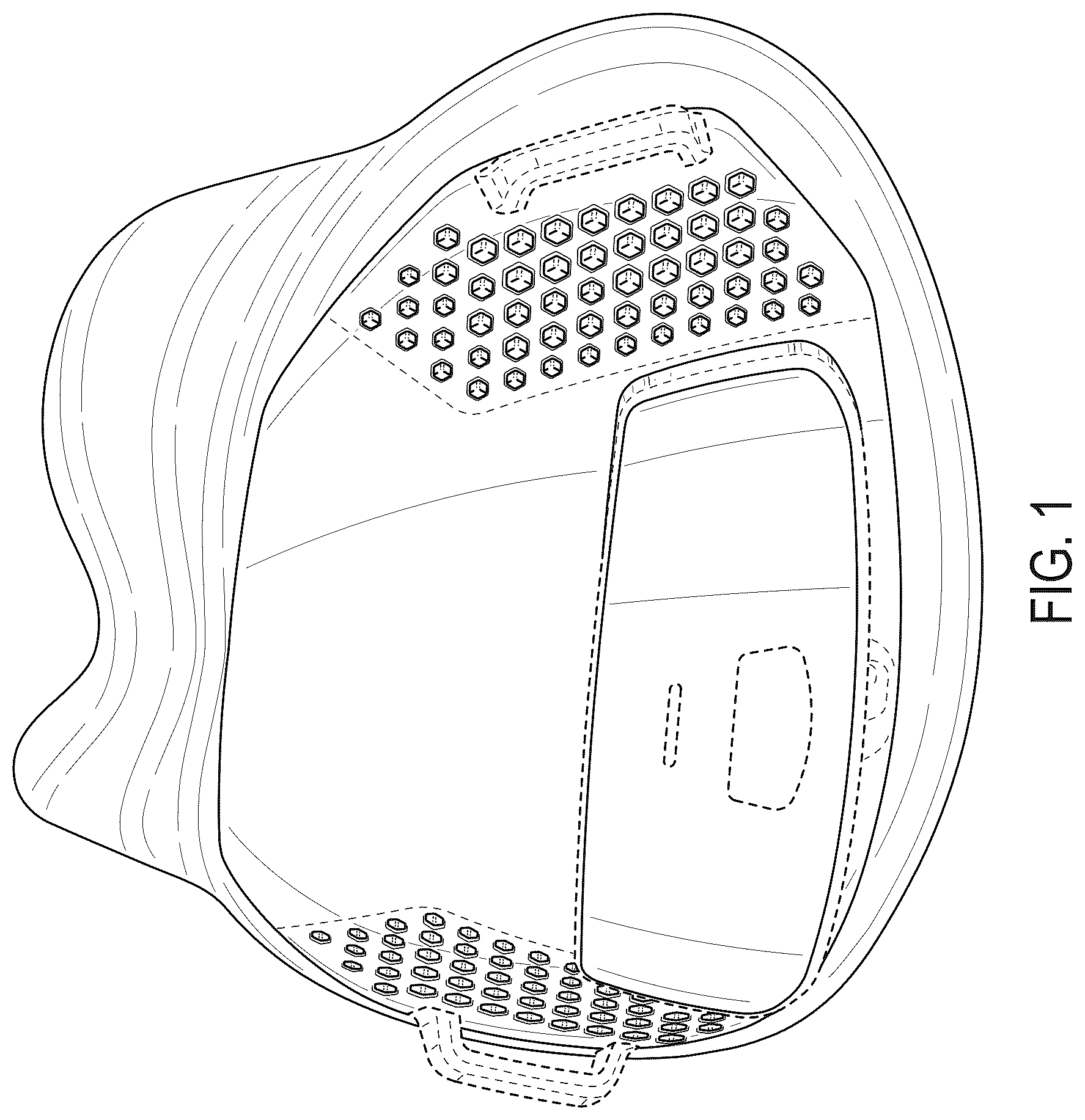Patent USD1078987 Figure 1 – Device for measuring respiratory biometrics
