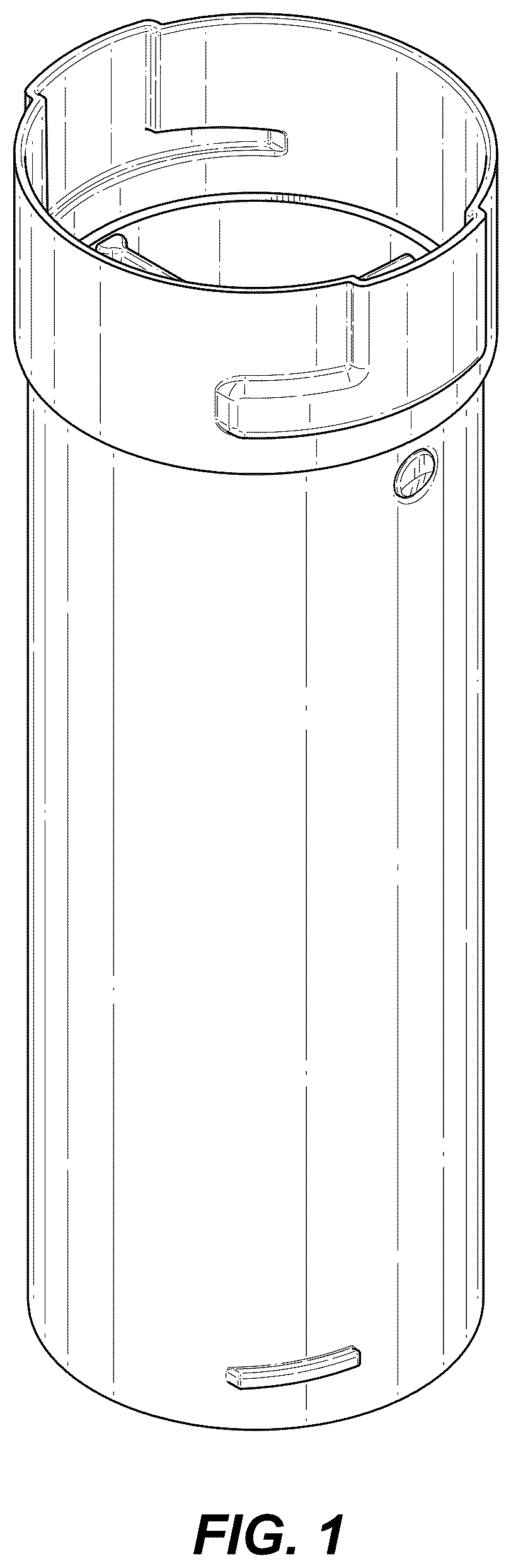 Patent USD1078989 — Particle size and wetness reducing device — Figure 1