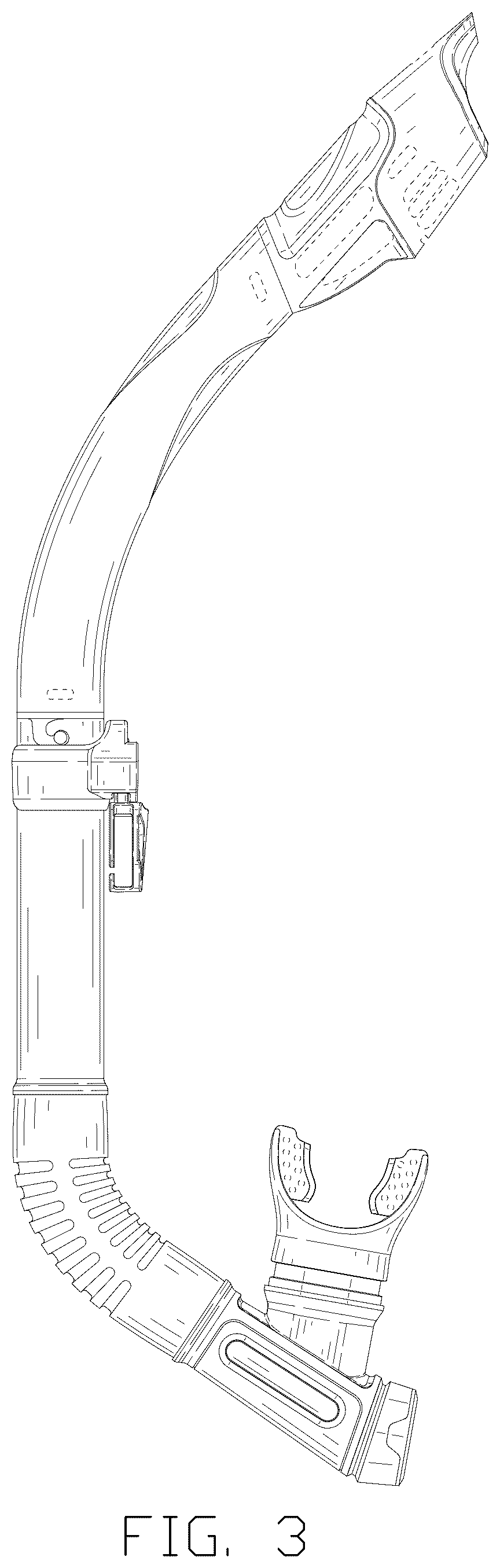 Patent USD1078992 — Snorkel tube — Figure 1