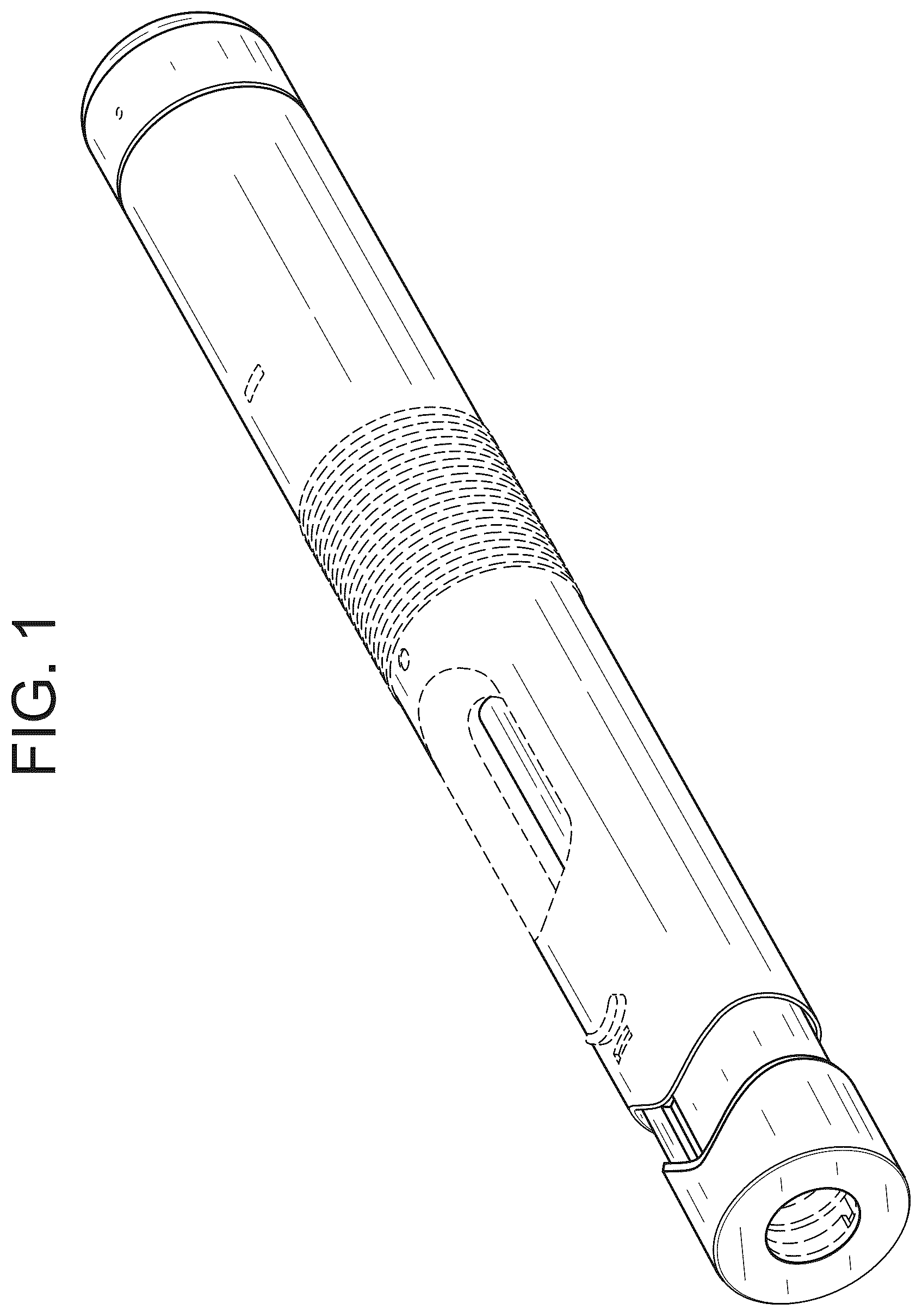 Patent USD1078998 — Handheld drug delivery device — Figure 1