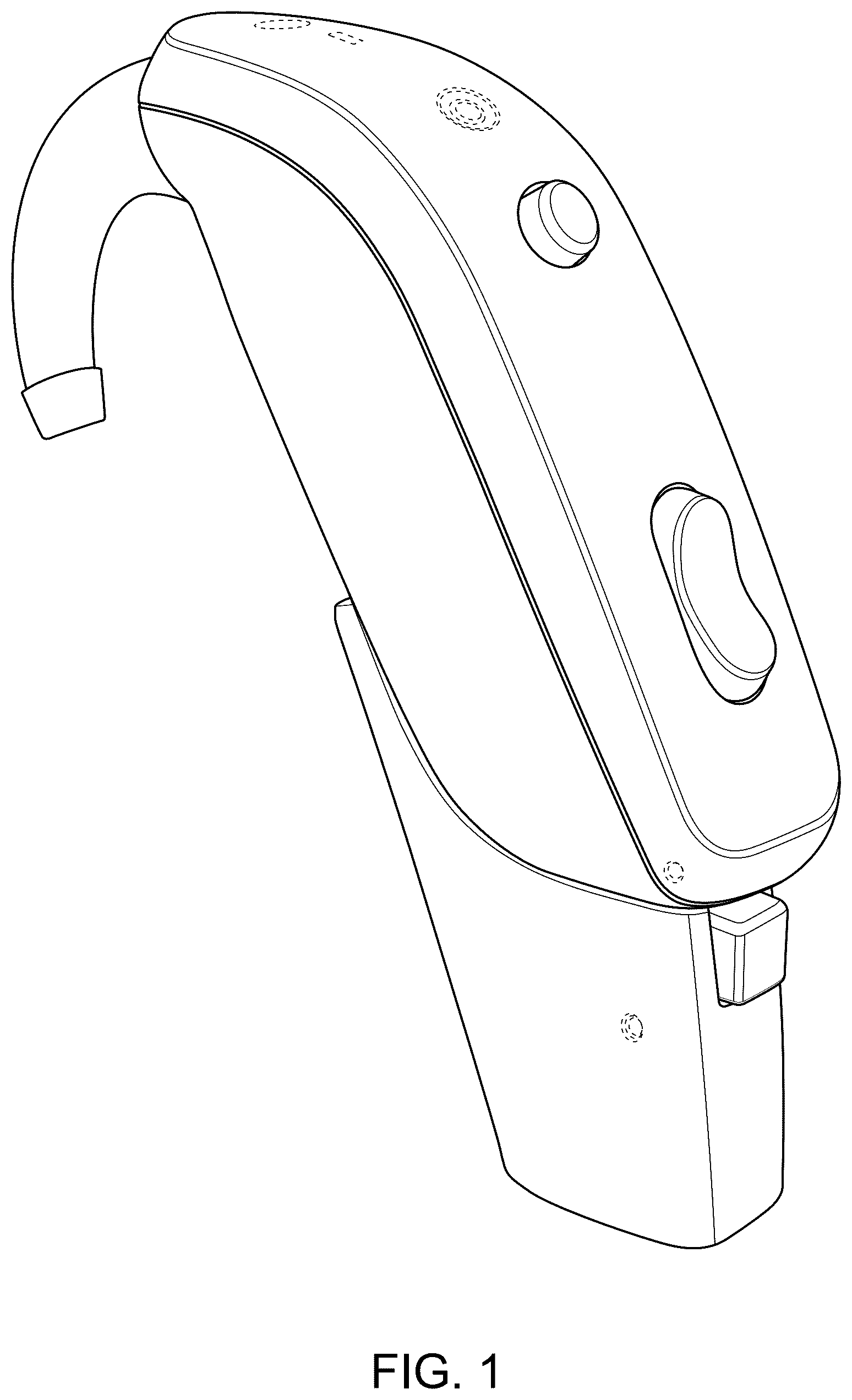 Patent USD1079012 Figure 1 – Hearing aid