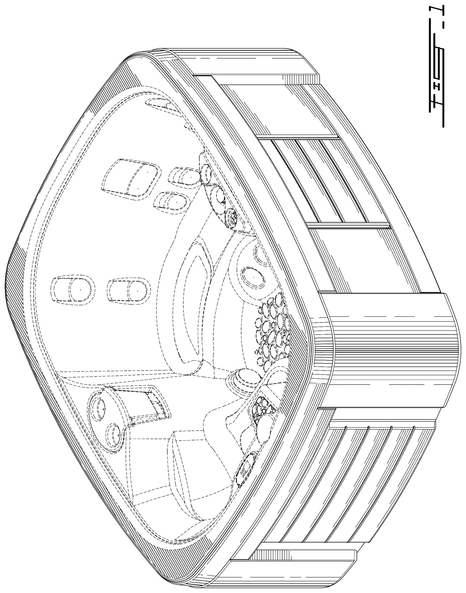 Patent USD1079033 — Spa — Figure 1