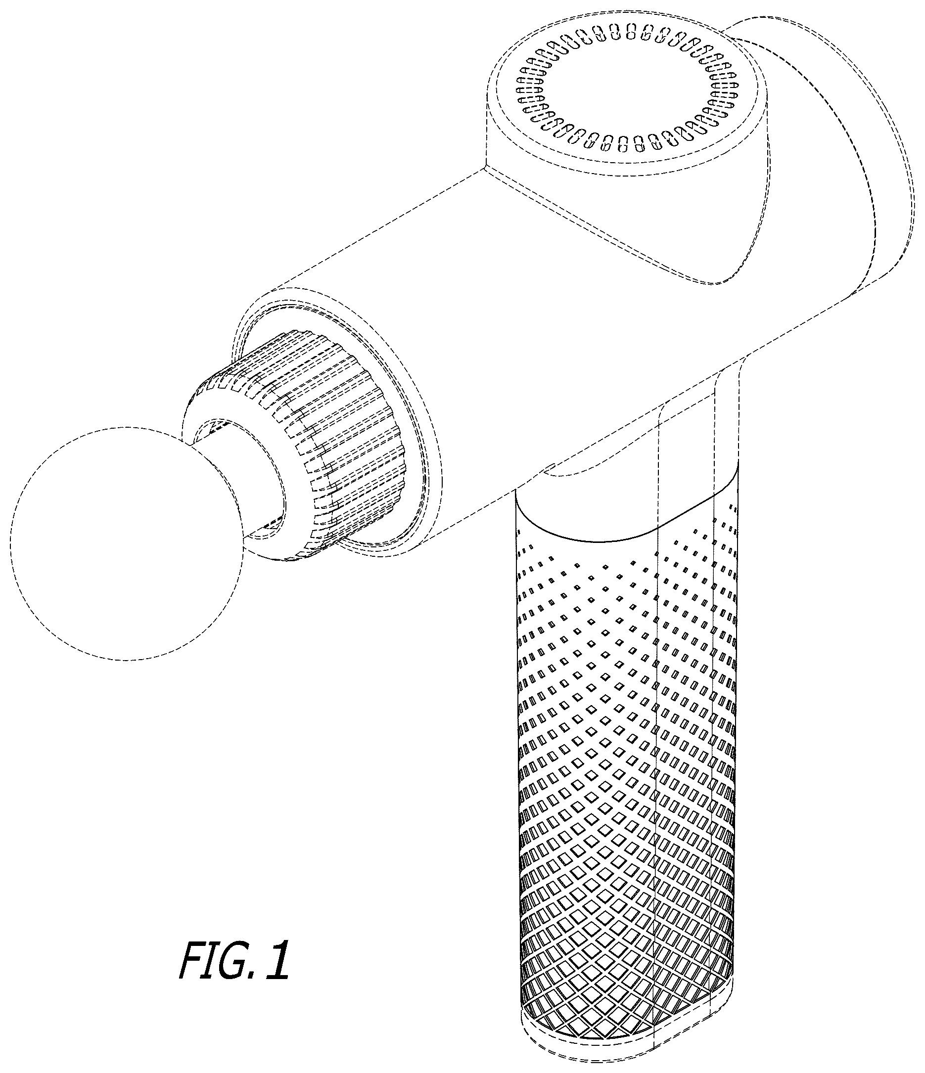 Patent USD1079038 — Percussion massager — Figure 1