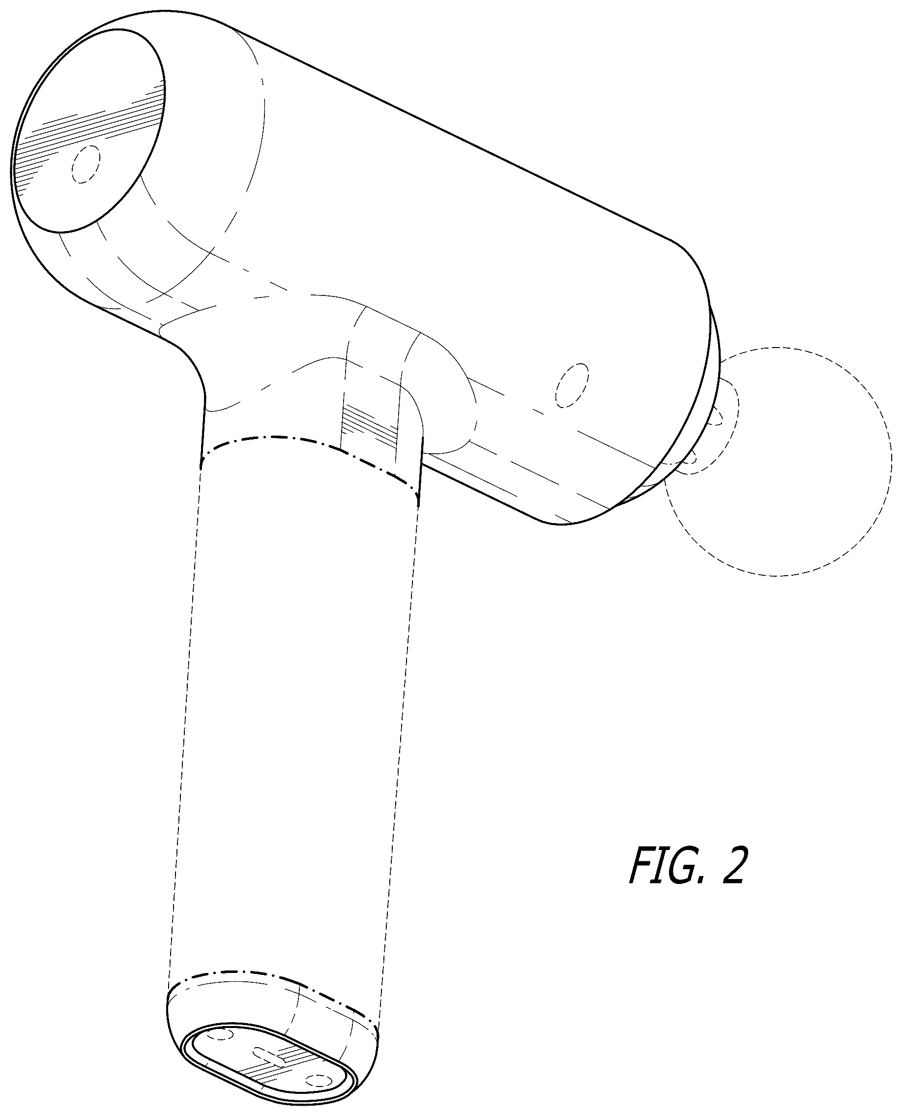 Patent USD1079043 — Percussion massager — Figure 1