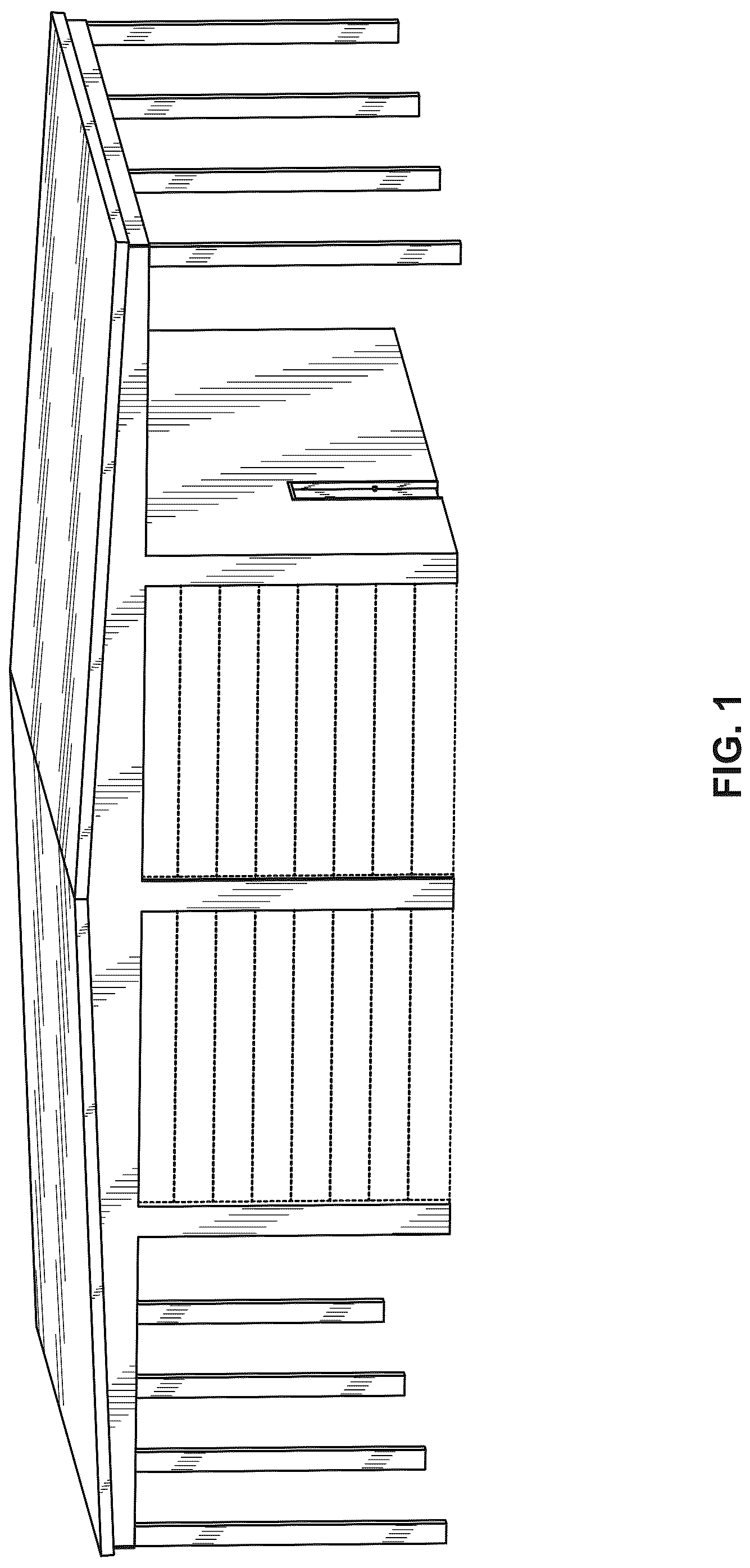 Patent USD1079058 — Garage with storage — Figure 1