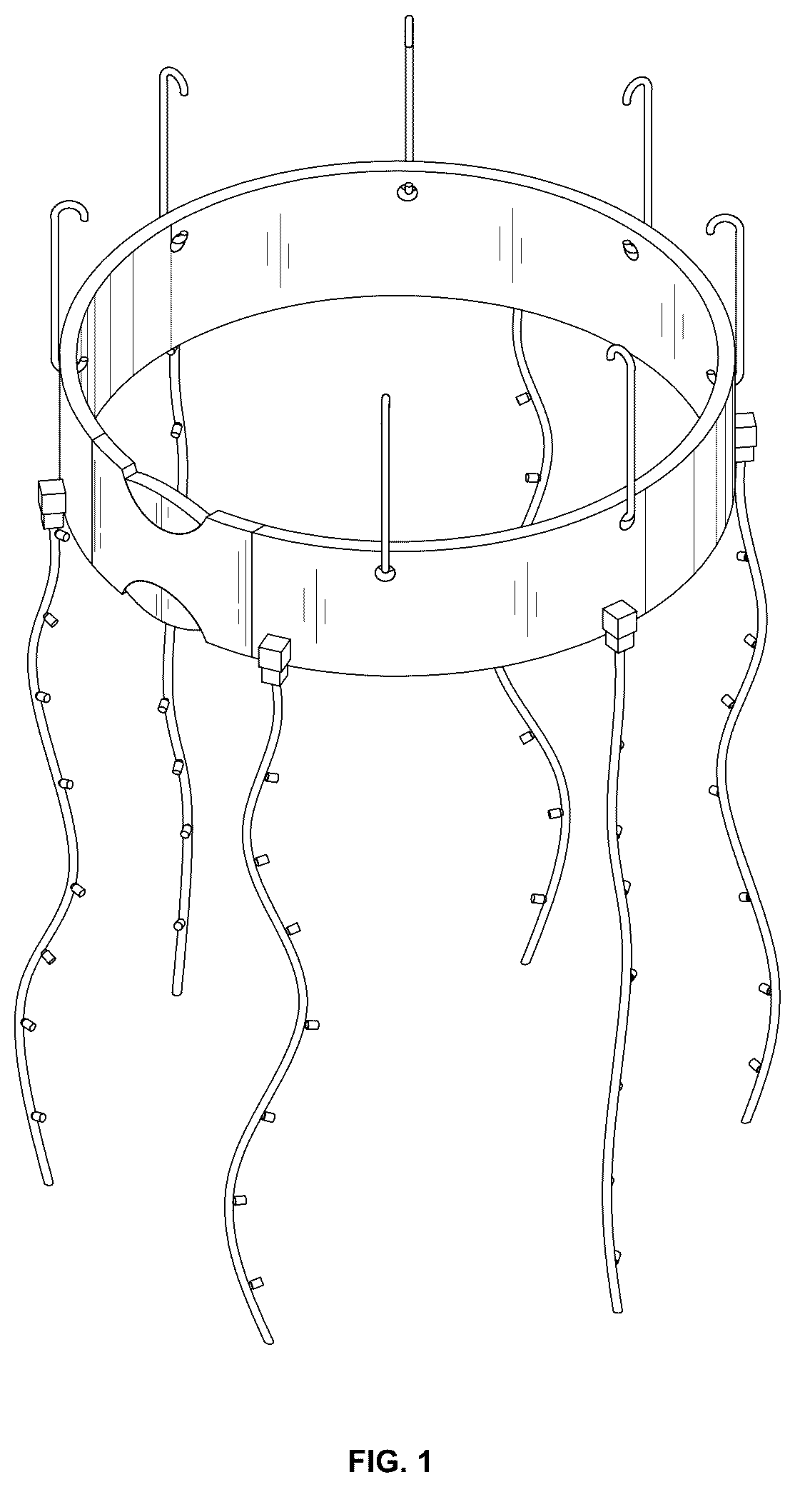 Patent USD1079071 — Tree lighting fixture — Figure 1
