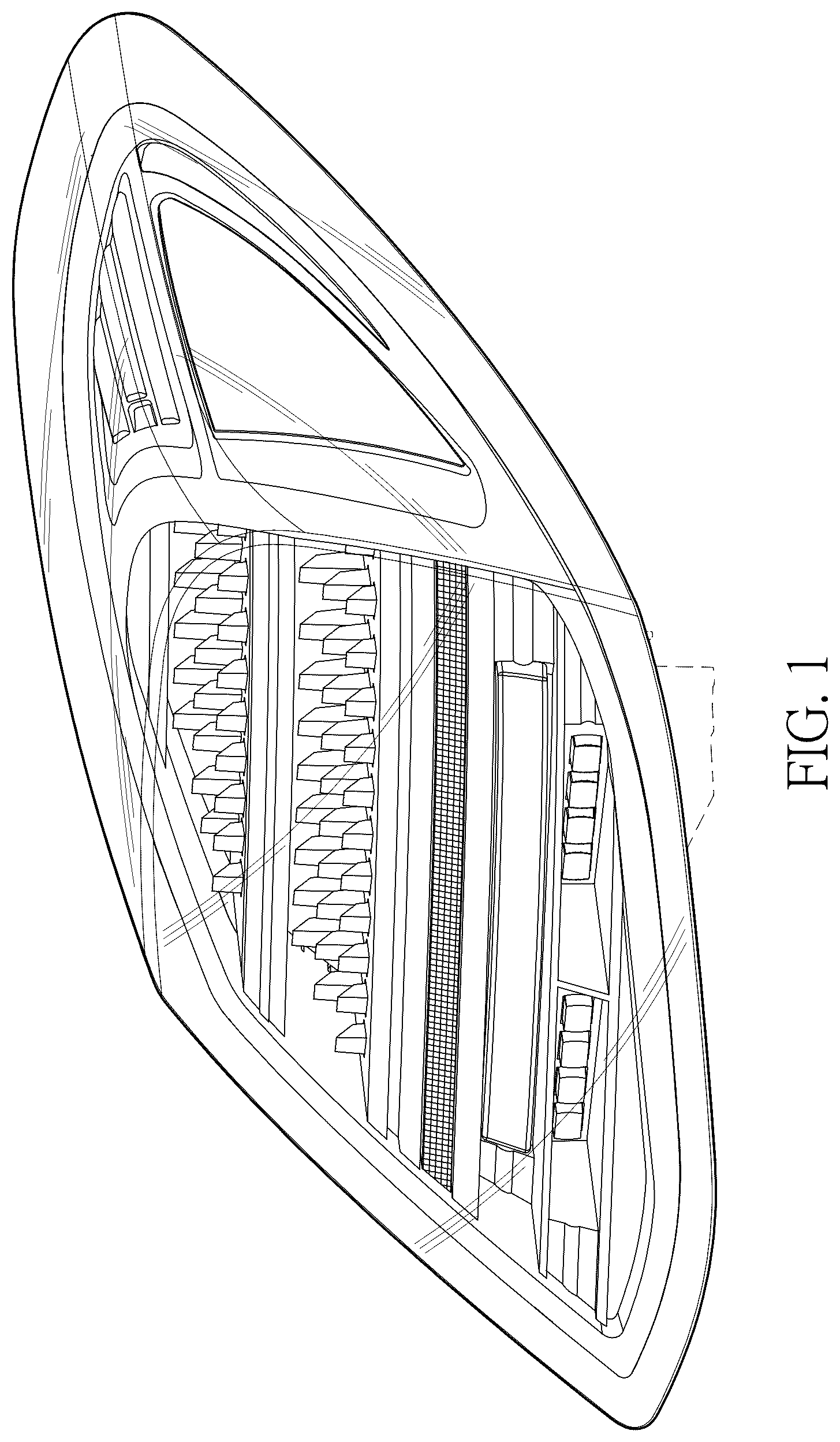Patent USD1079073 Figure 1 – Vehicle light