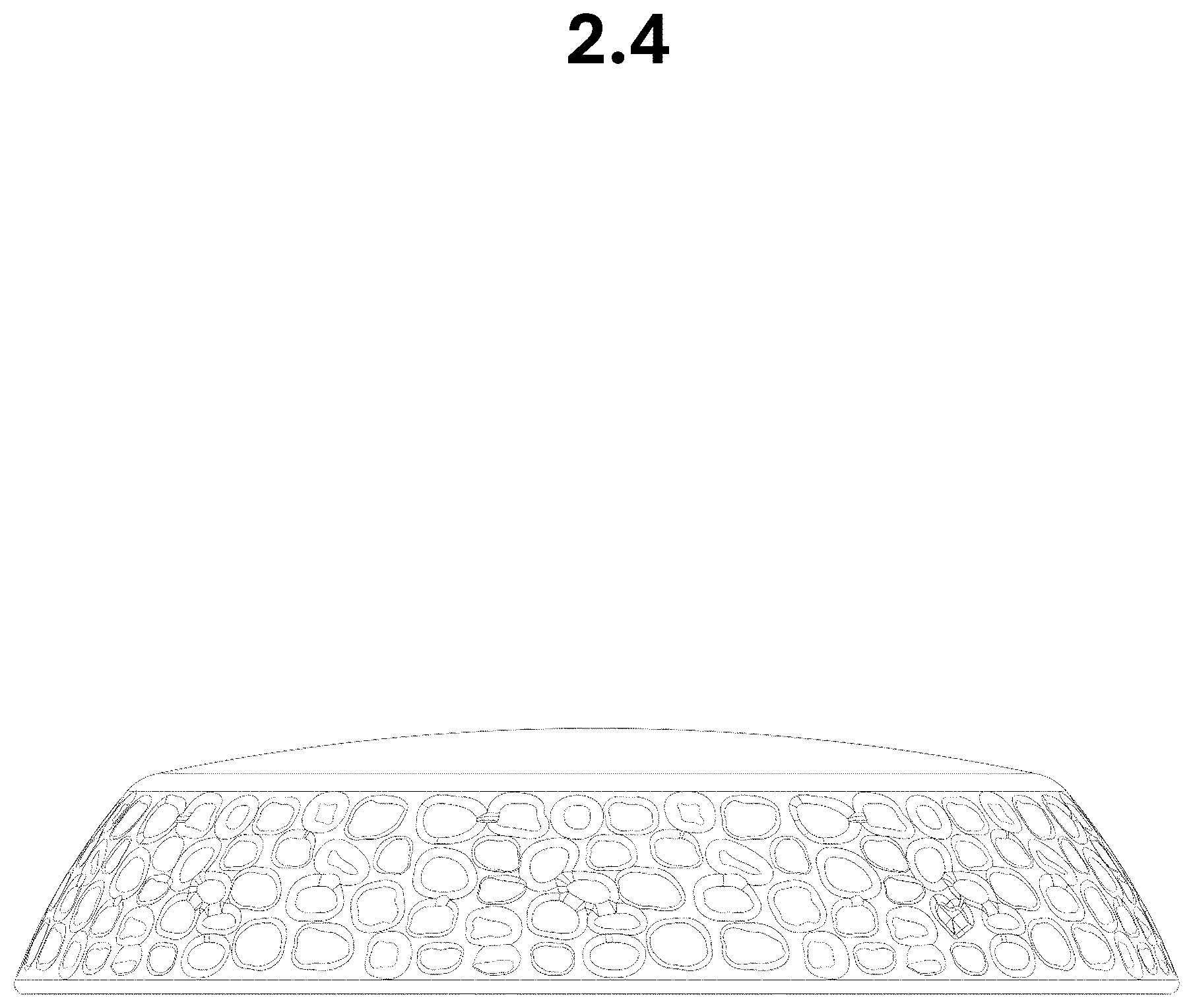 Patent USD1079105 Figure 4 – Shade for lamp