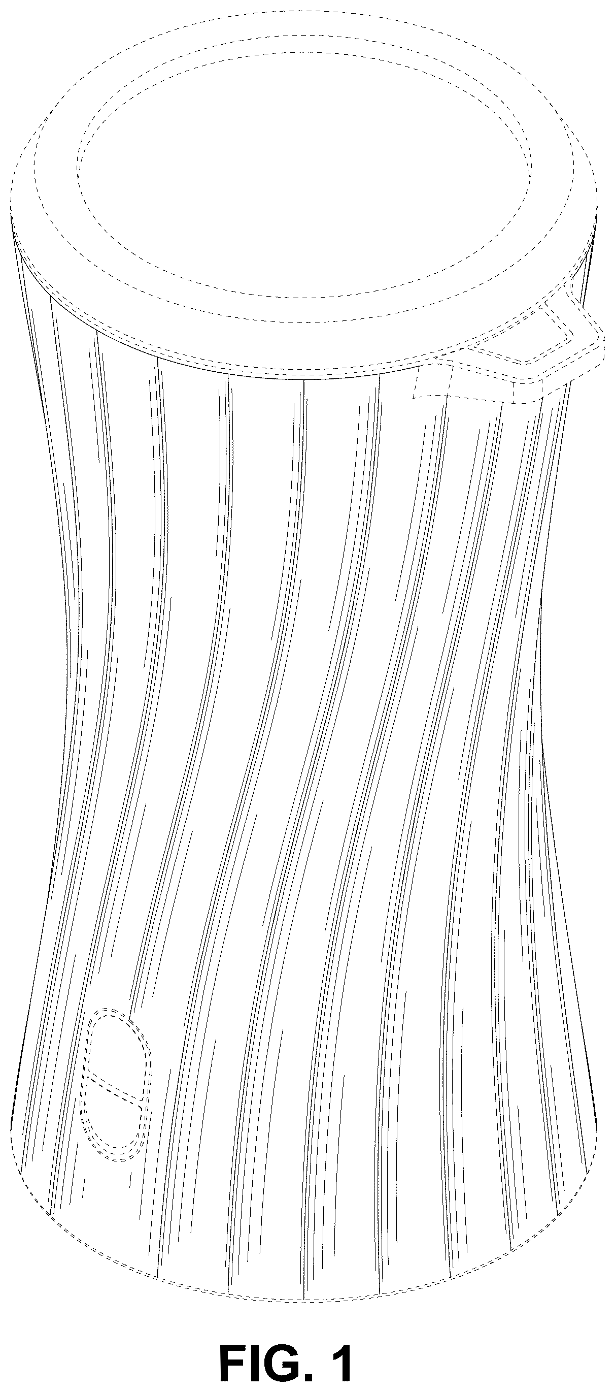 Patent USD1079146 Figure 1 – Pet paw cleaner