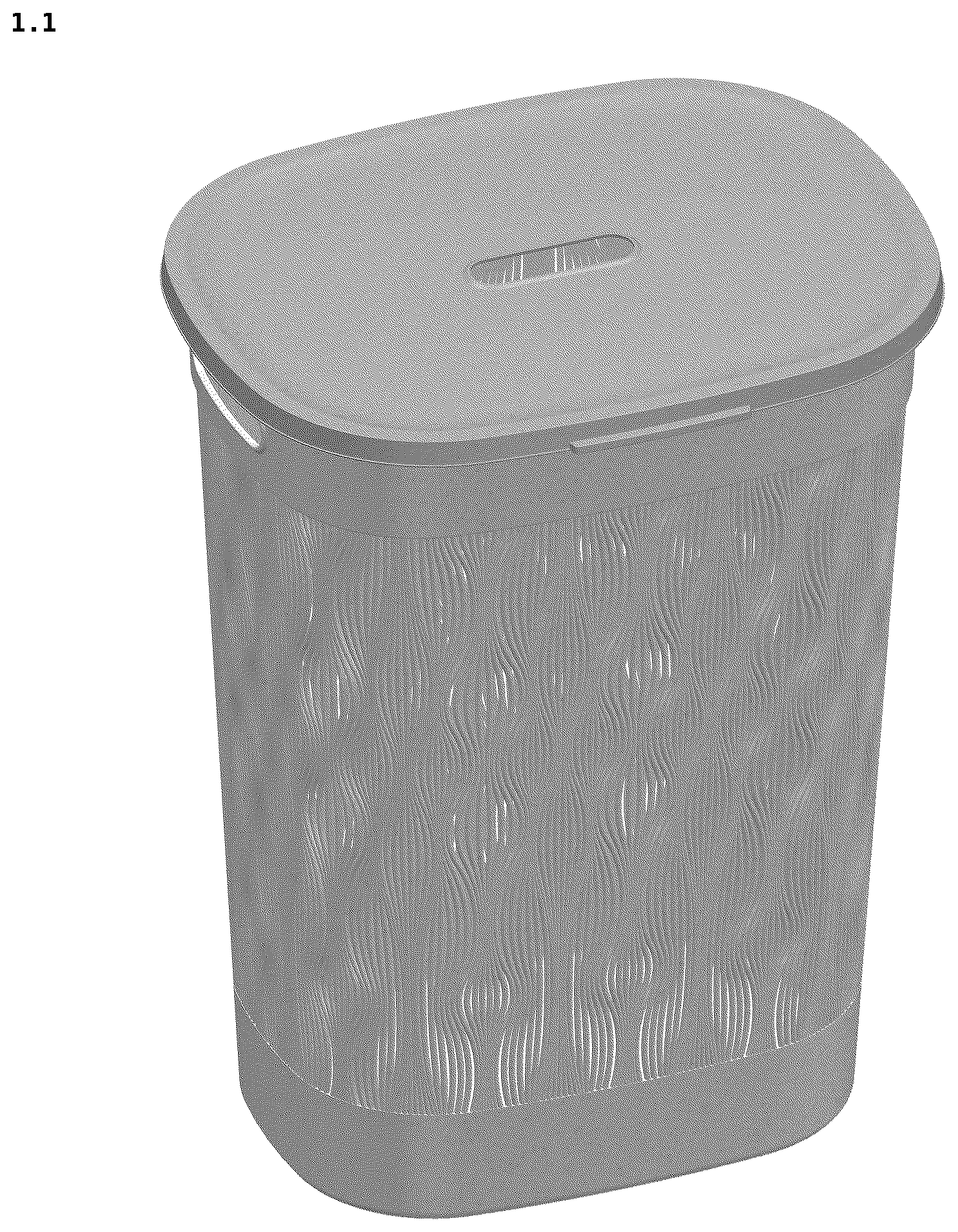 Patent USD1079164 — Storage basket for household purpose — Figure 1