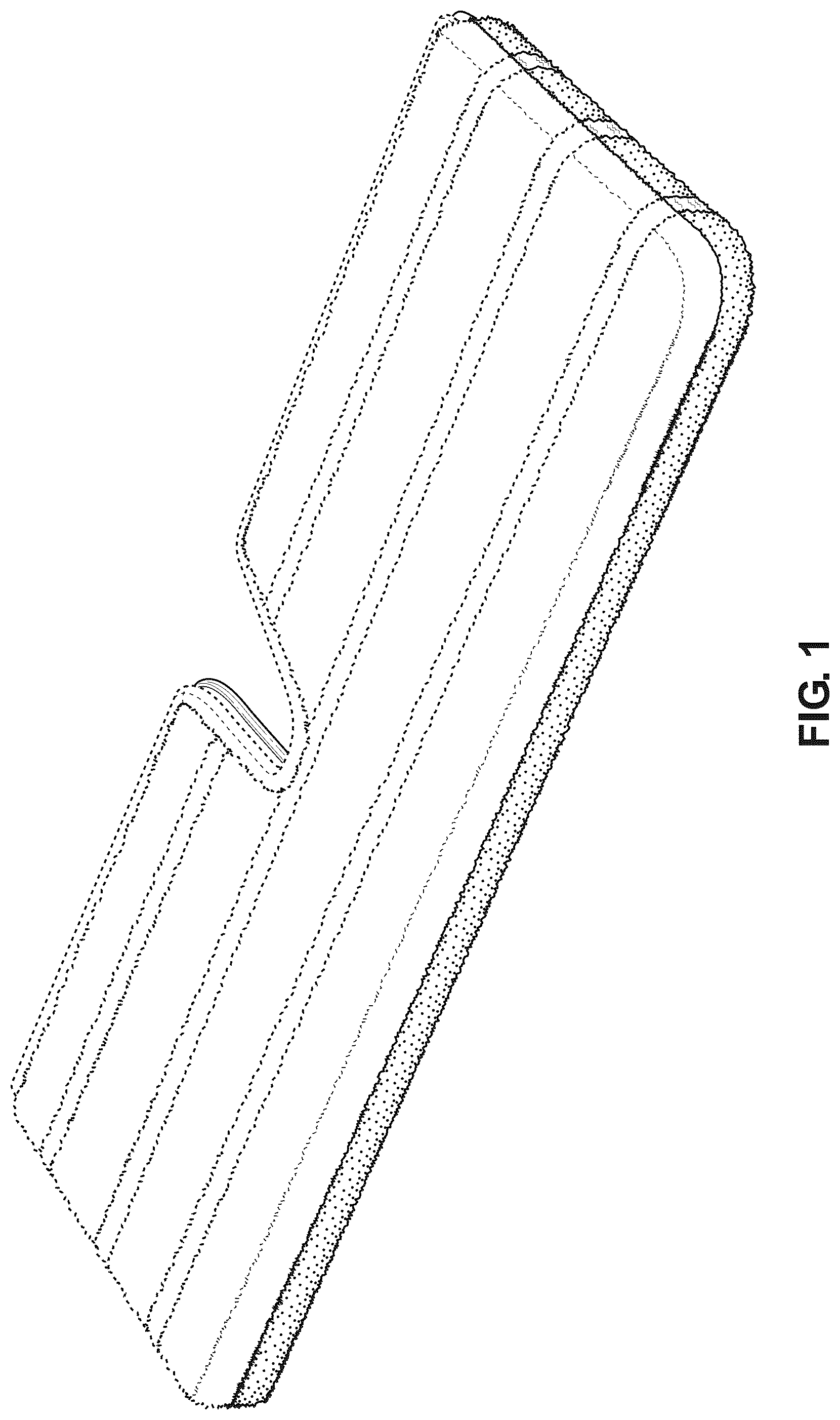 Patent USD1079167 Figure 1 – Cleaning pad for cleaning implement