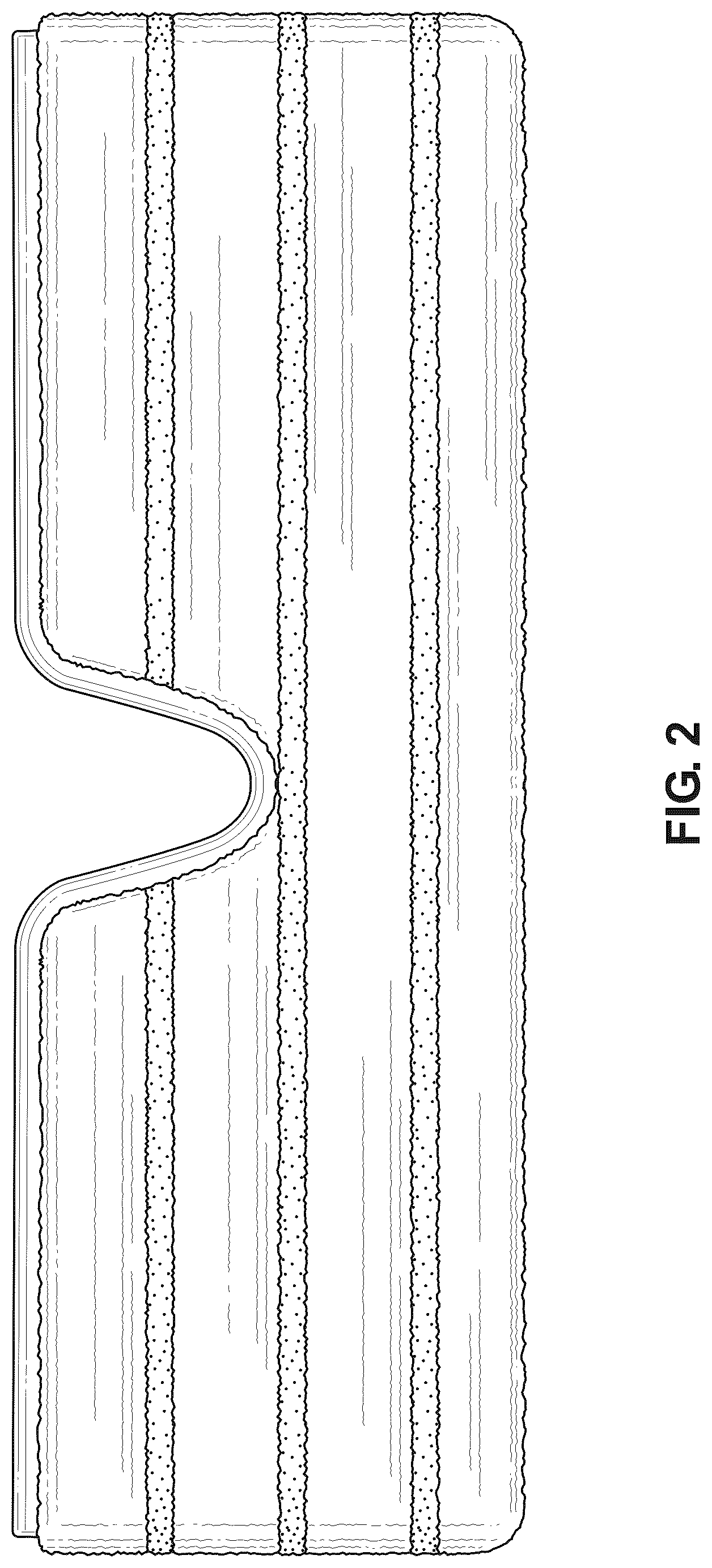 Patent USD1079168 Figure 2 – Cleaning pad for cleaning implement