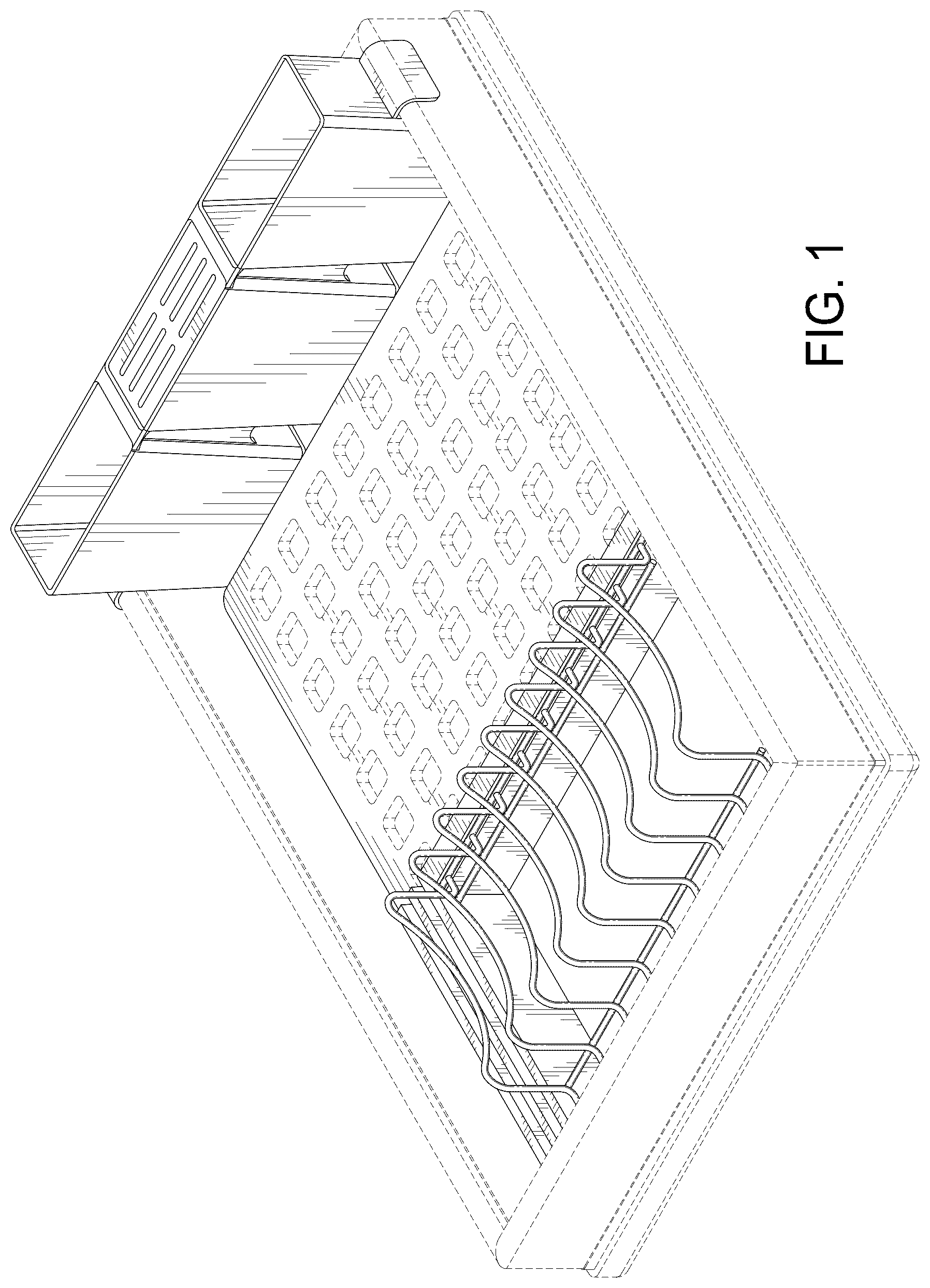 Patent USD1079172 — Dish drying rack — Figure 1