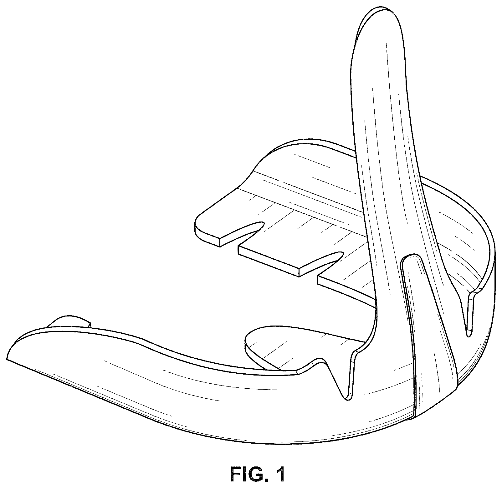 Patent USD1100432 — Heel counter — Figure 1