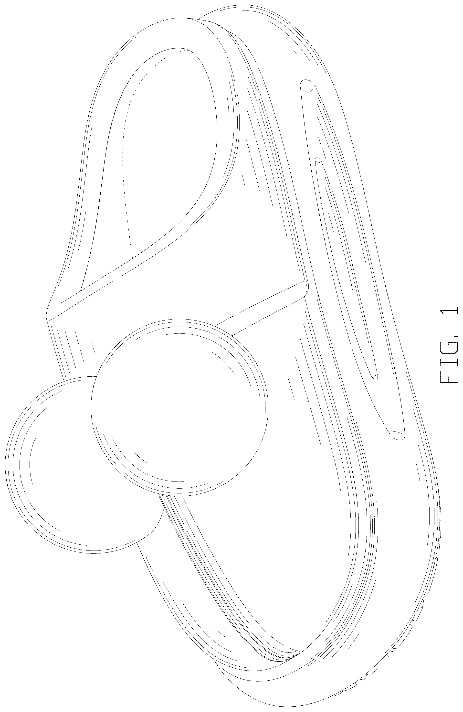 Patent USD1100443 — Slipper — Figure 1